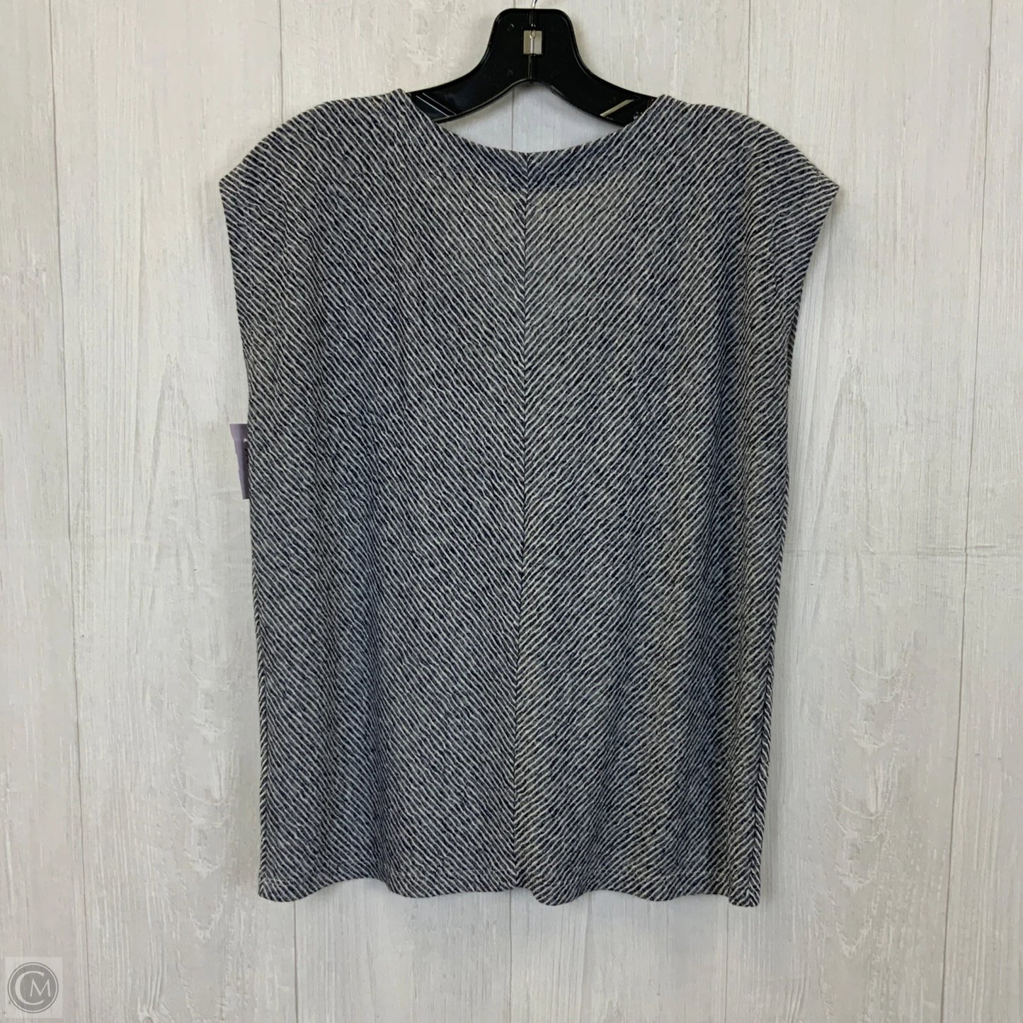 Top Short Sleeve By Loft In Navy, Size: Xs