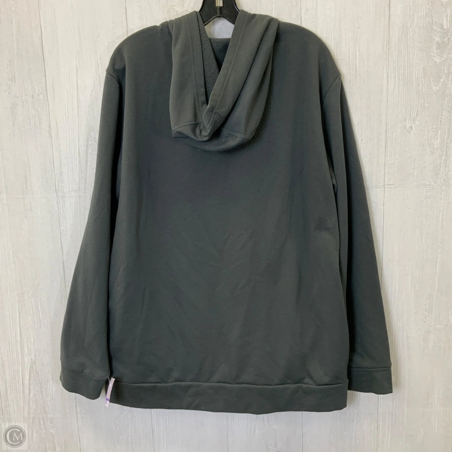 Athletic Sweatshirt Hoodie By Adidas In Grey, Size: Xl