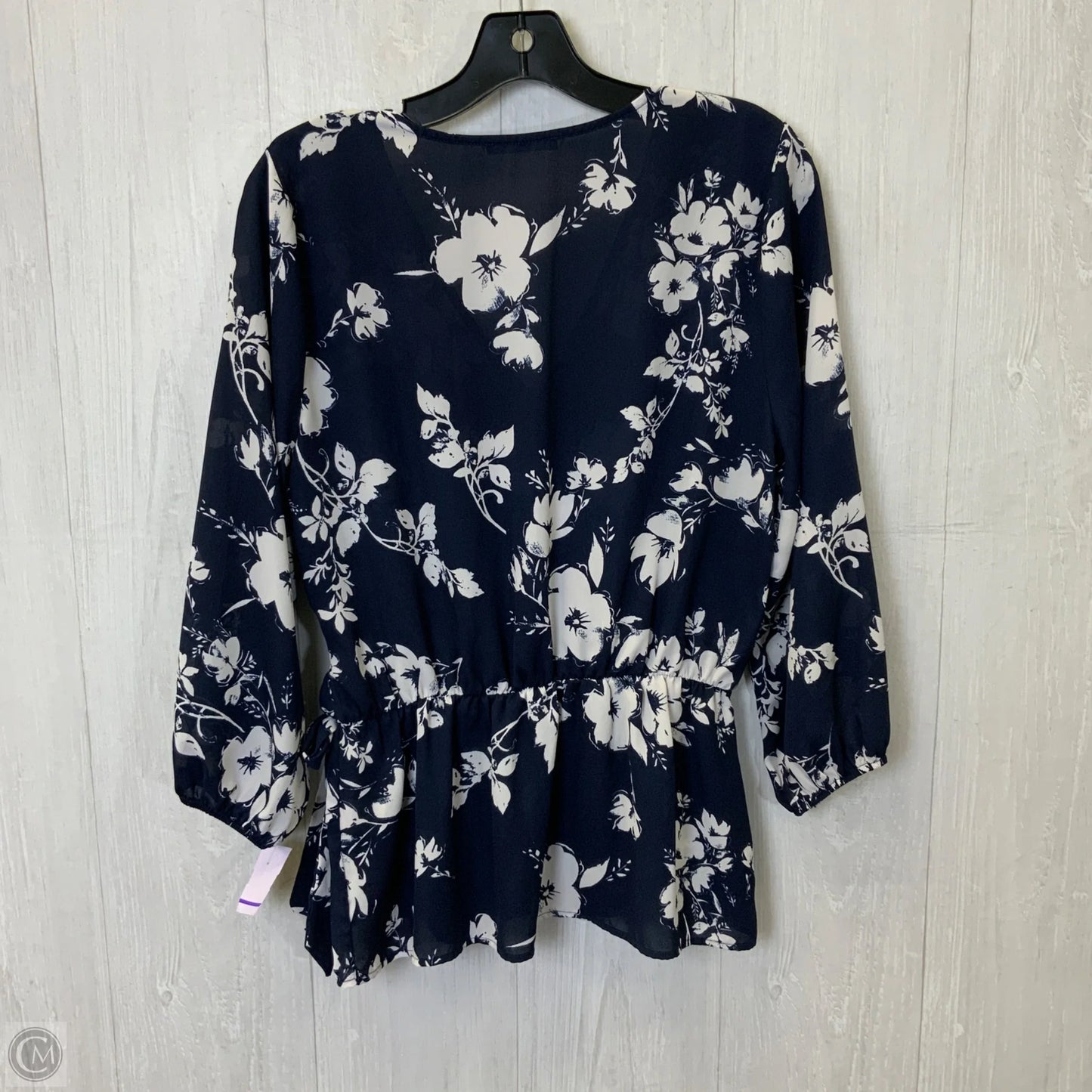 Top Long Sleeve By West Kei In Blue, Size: M