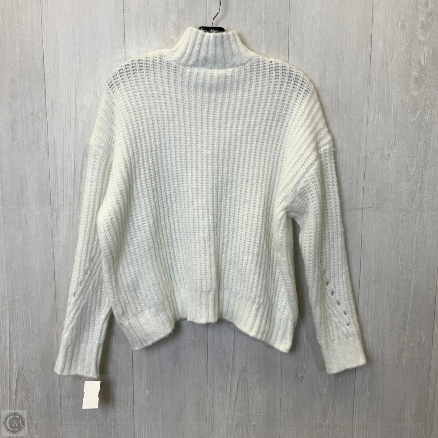 Sweater By Ana In White, Size: M