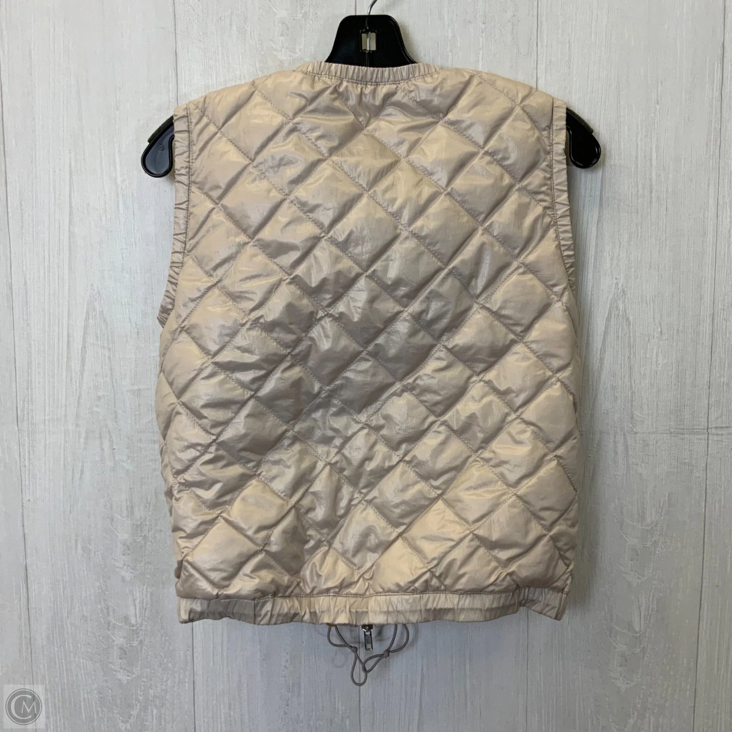 Vest Puffer & Quilted By J. Crew In Taupe, Size: Xs