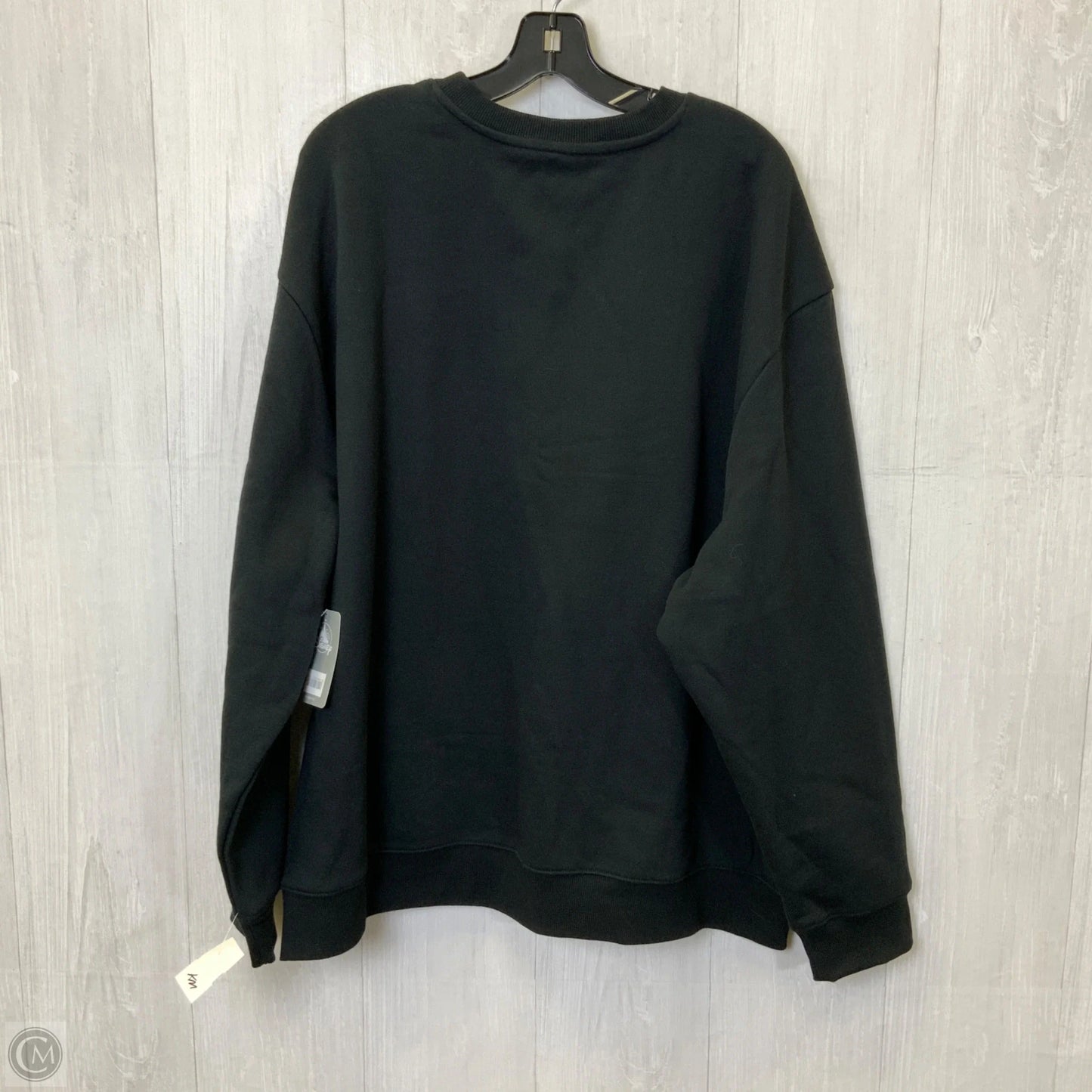 Sweatshirt Collar By Disney Store In Black, Size: 2x