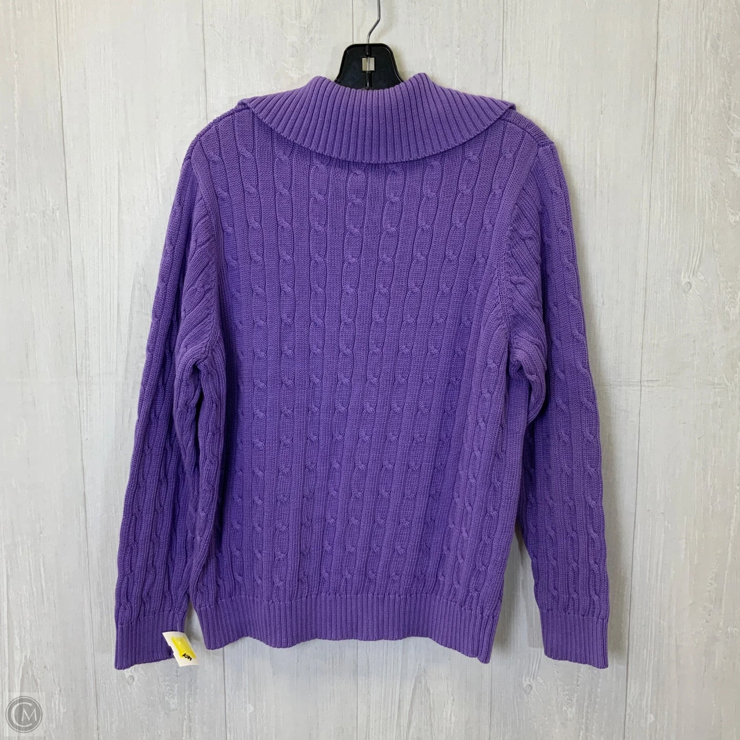 Sweater By Jones New York In Purple, Size: 2x