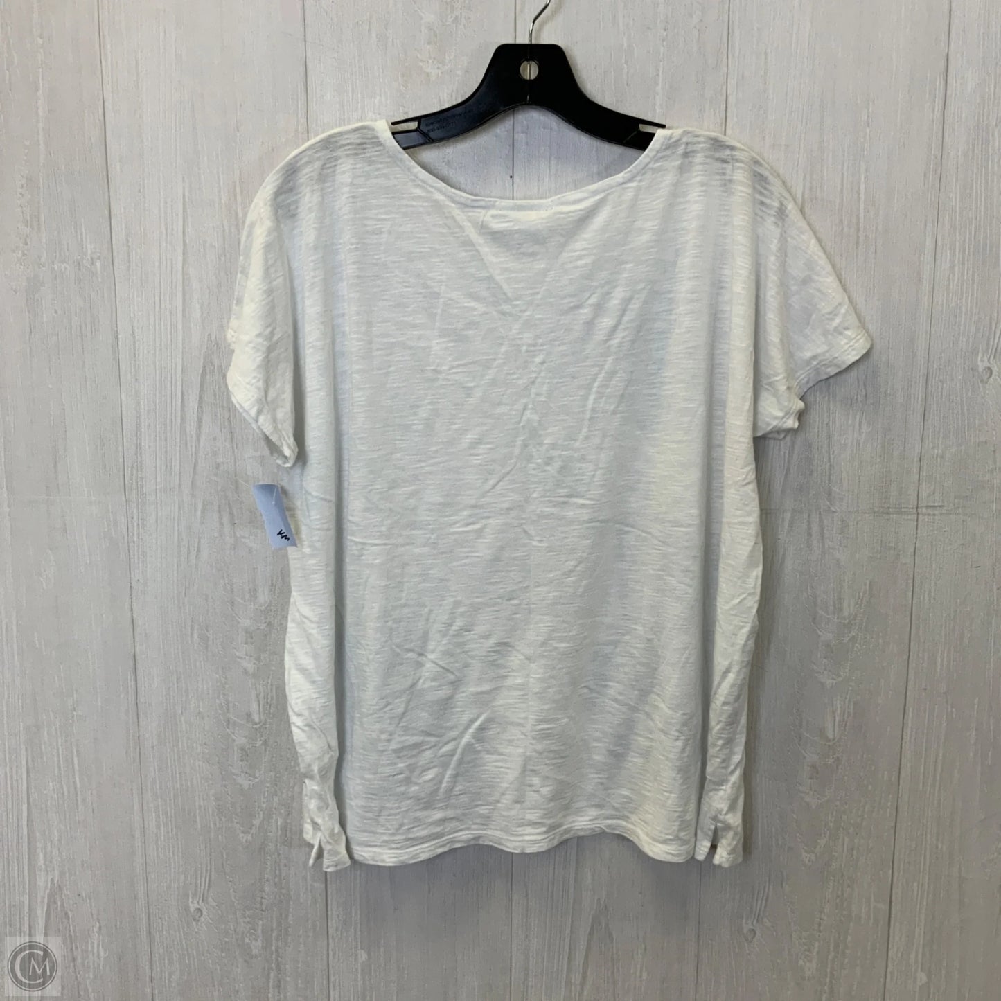 Top Short Sleeve By J. Jill In White, Size: L
