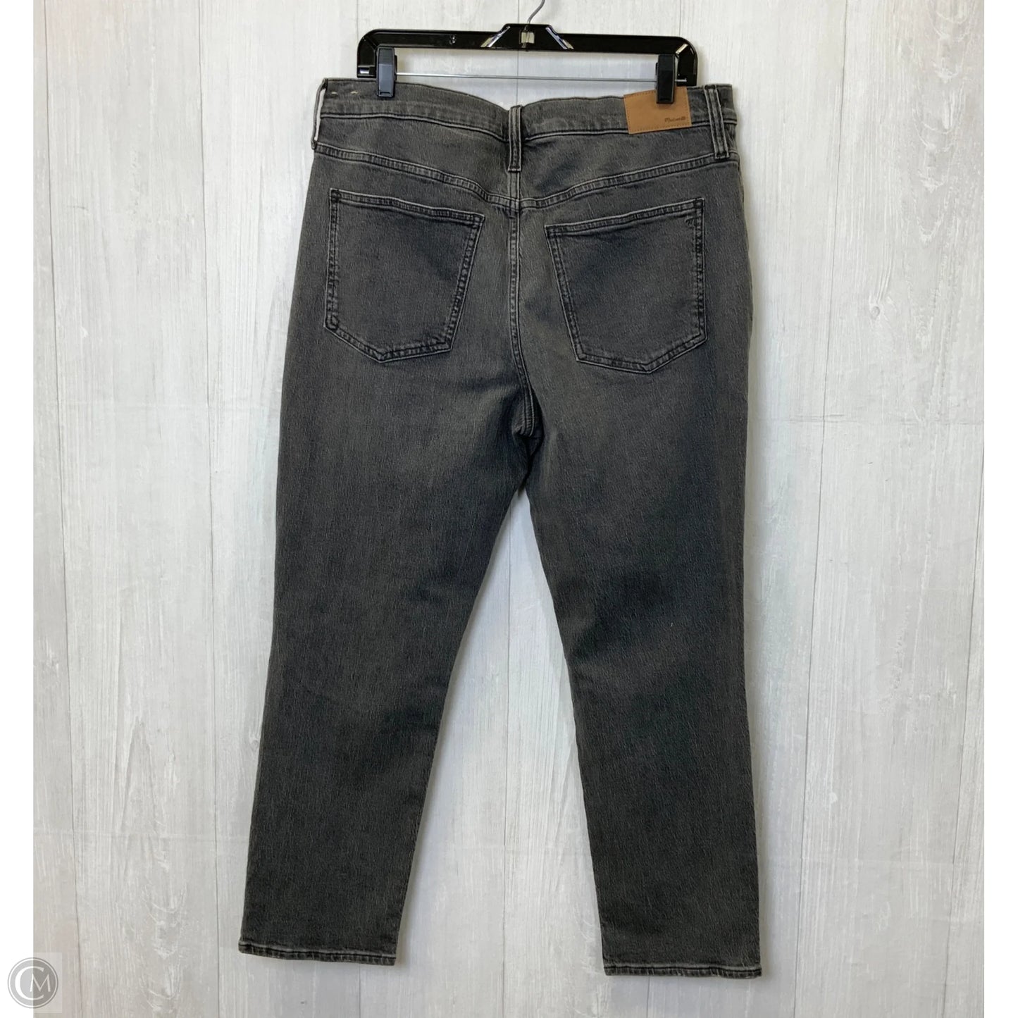 Jeans Straight By Madewell In Black, Size: 14