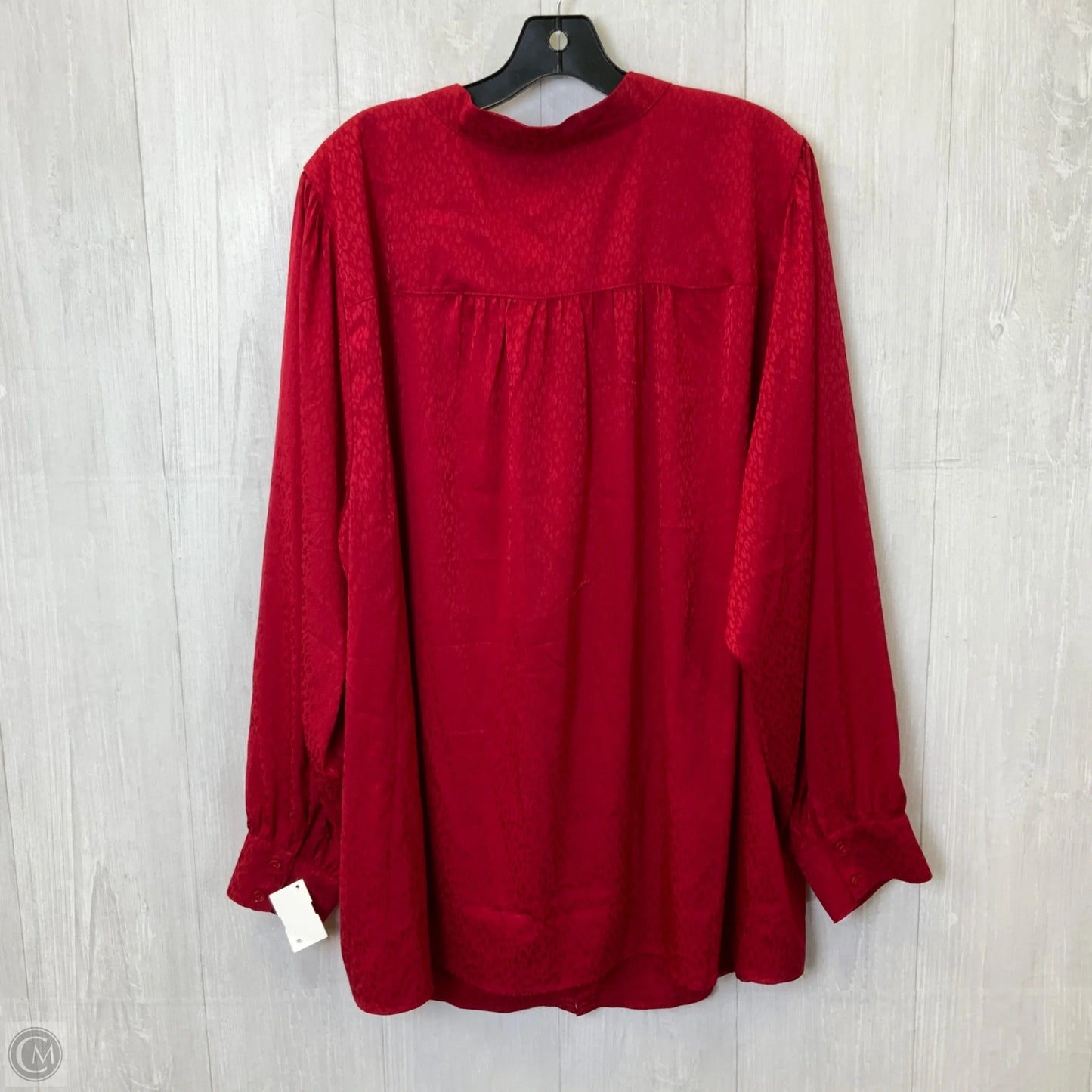 Top Long Sleeve By Torrid In Red, Size: 4x