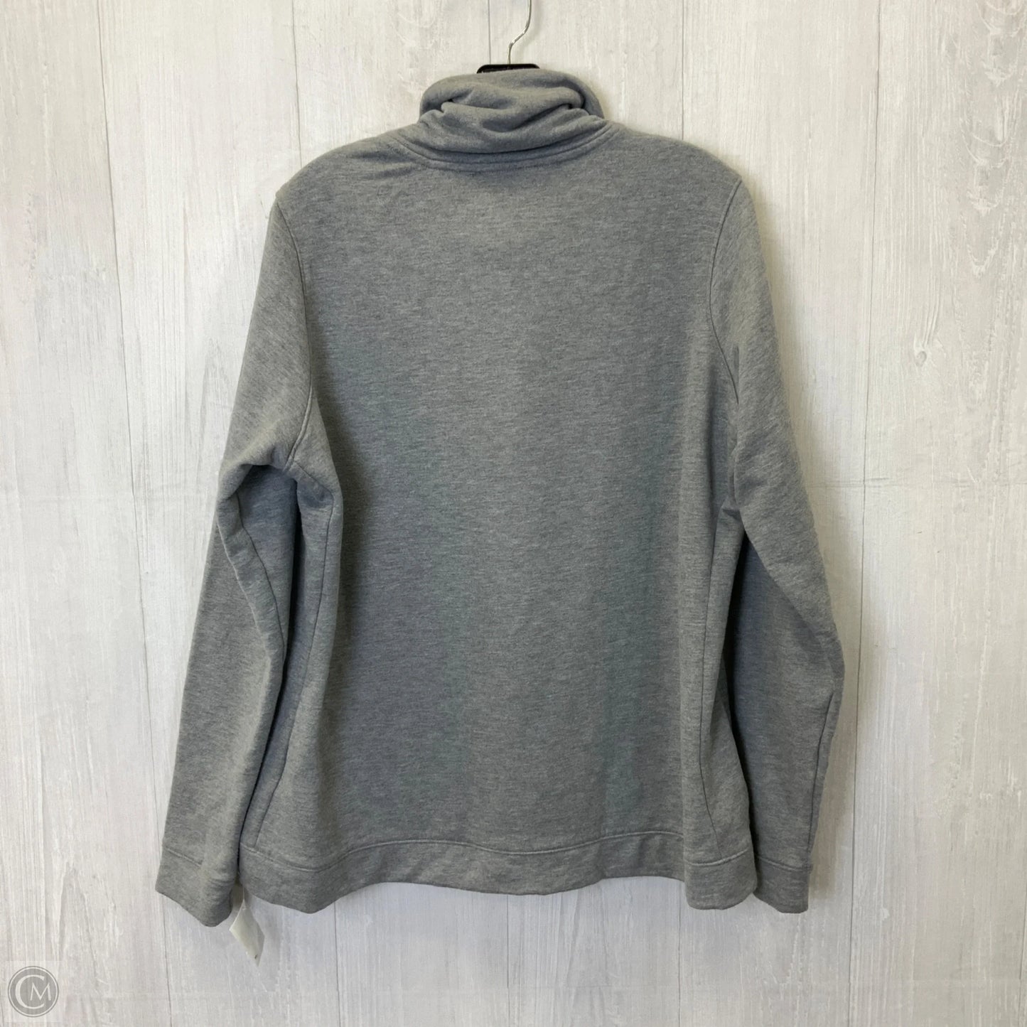 Sweatshirt Collar By Nike In Grey, Size: Xl