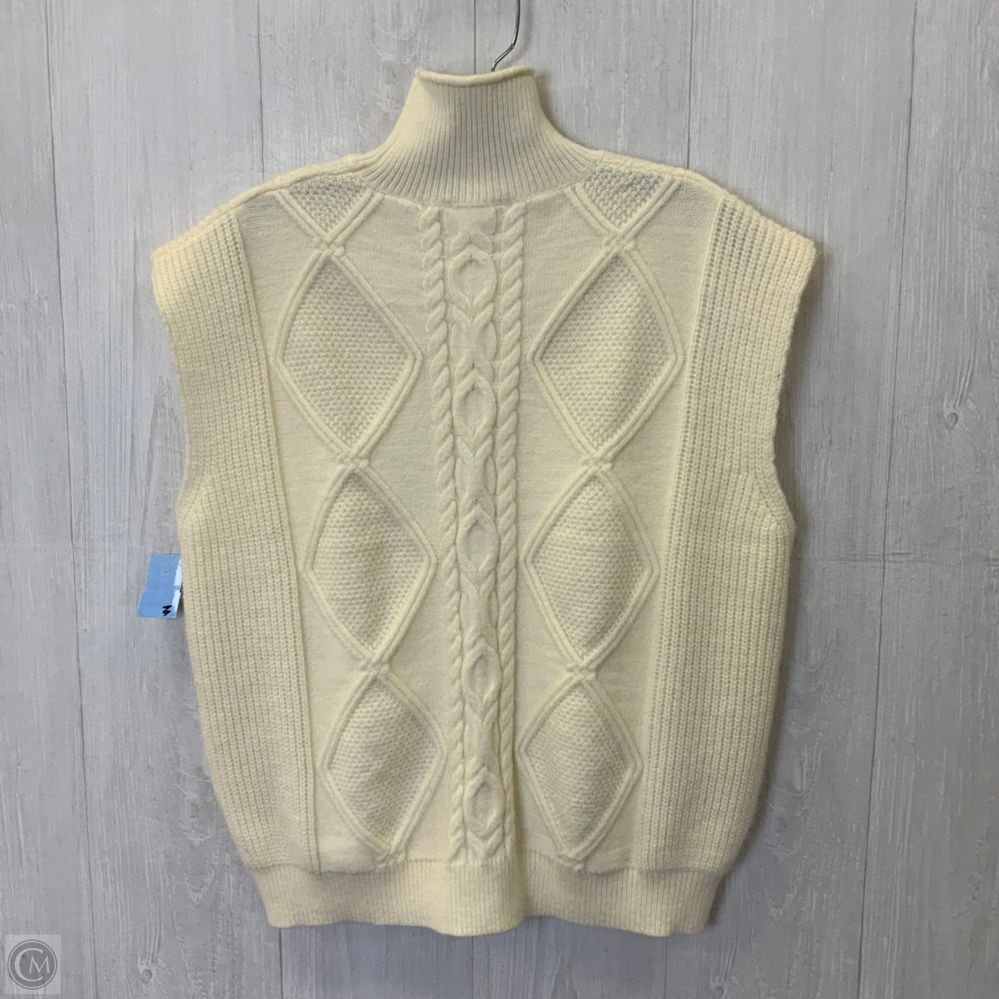 Vest Sweater By Line & Dot In Cream, Size: L