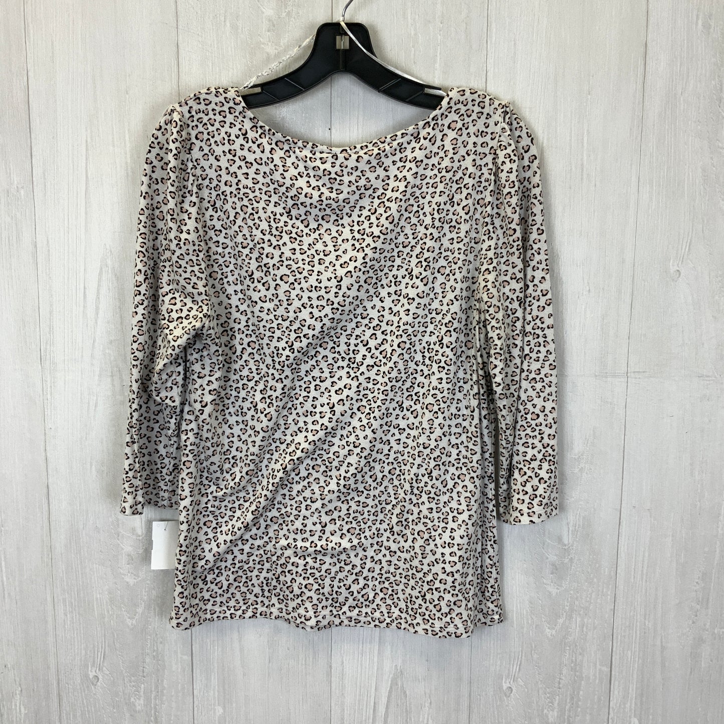 Top Long Sleeve By Elle In White, Size: L