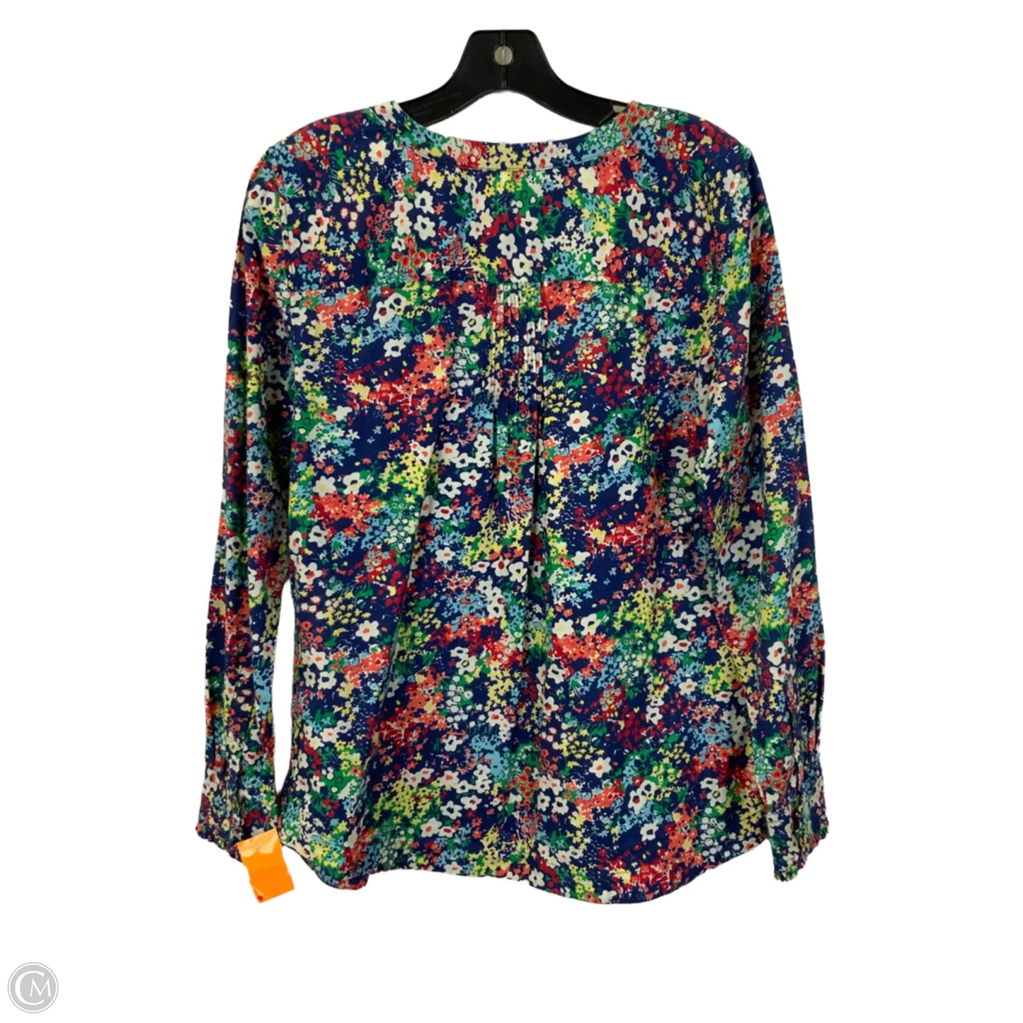 Top Long Sleeve By Talbots In Multi-colored, Size: S