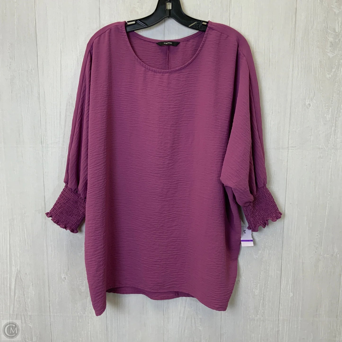Top Short Sleeve By Clothes Mentor In Purple, Size: Xl