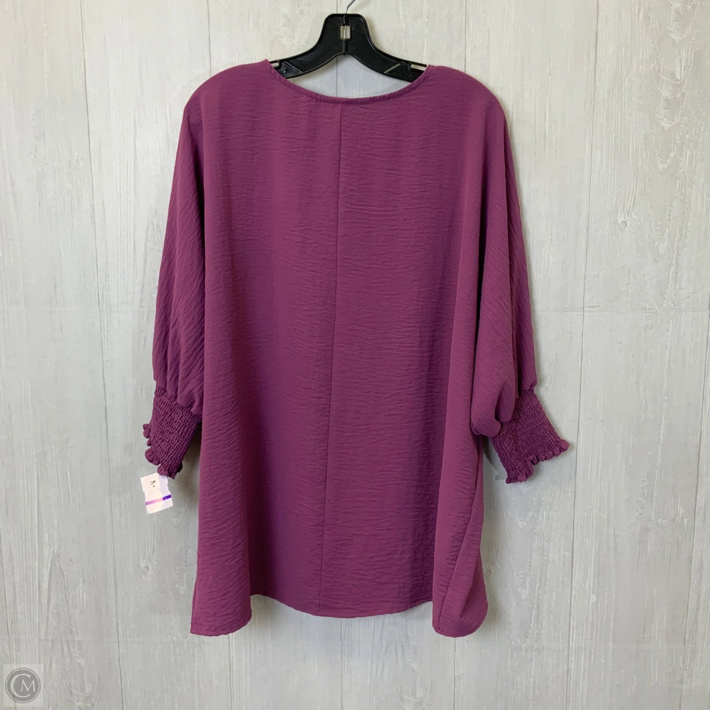 Top Short Sleeve By Clothes Mentor In Purple, Size: Xl