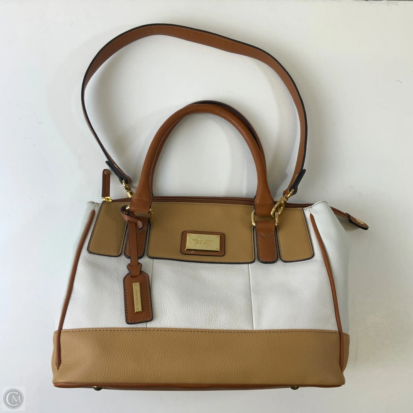 Handbag Leather By Tignanello Purses, Size: Medium
