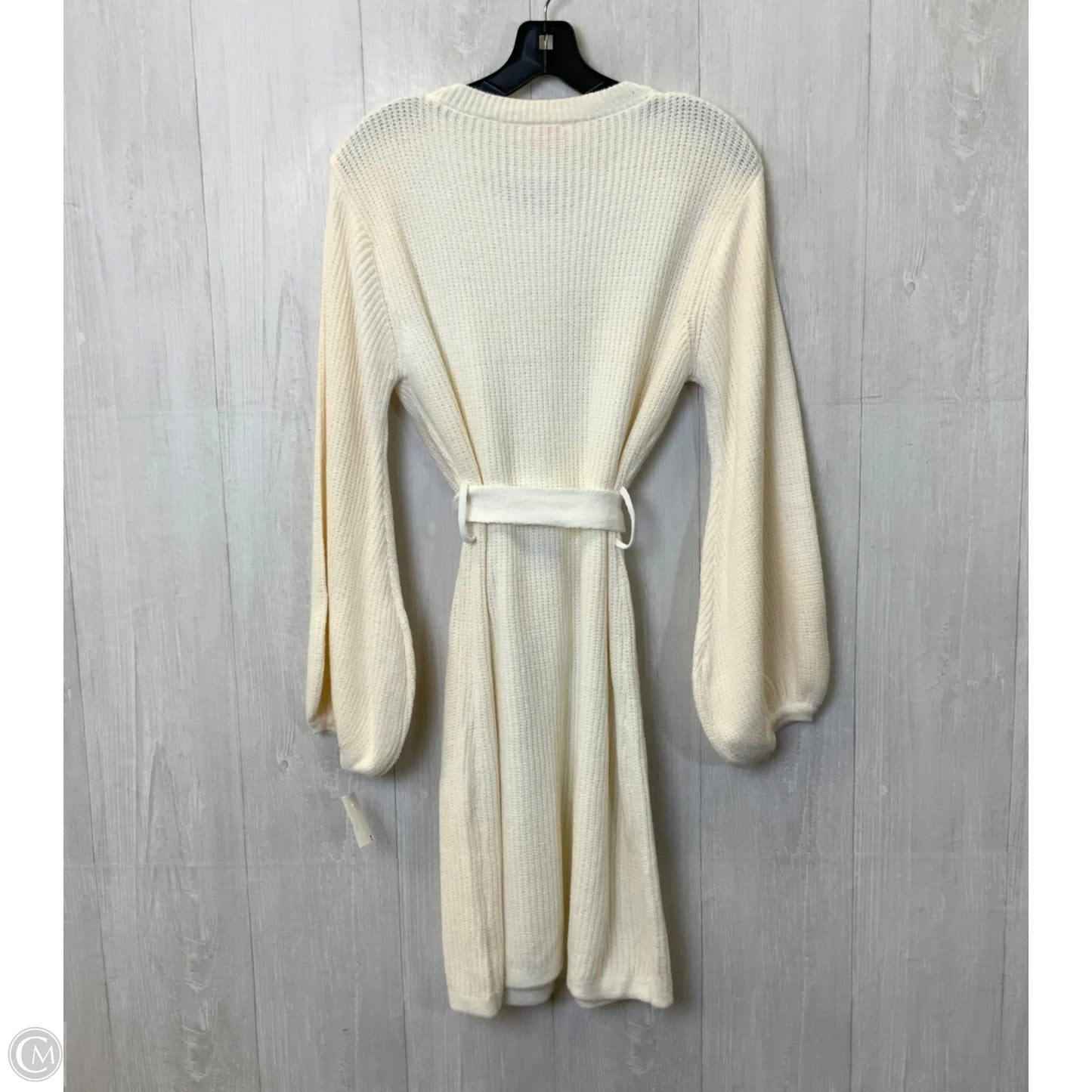 Dress Sweater By Pink Lily In Cream, Size: M