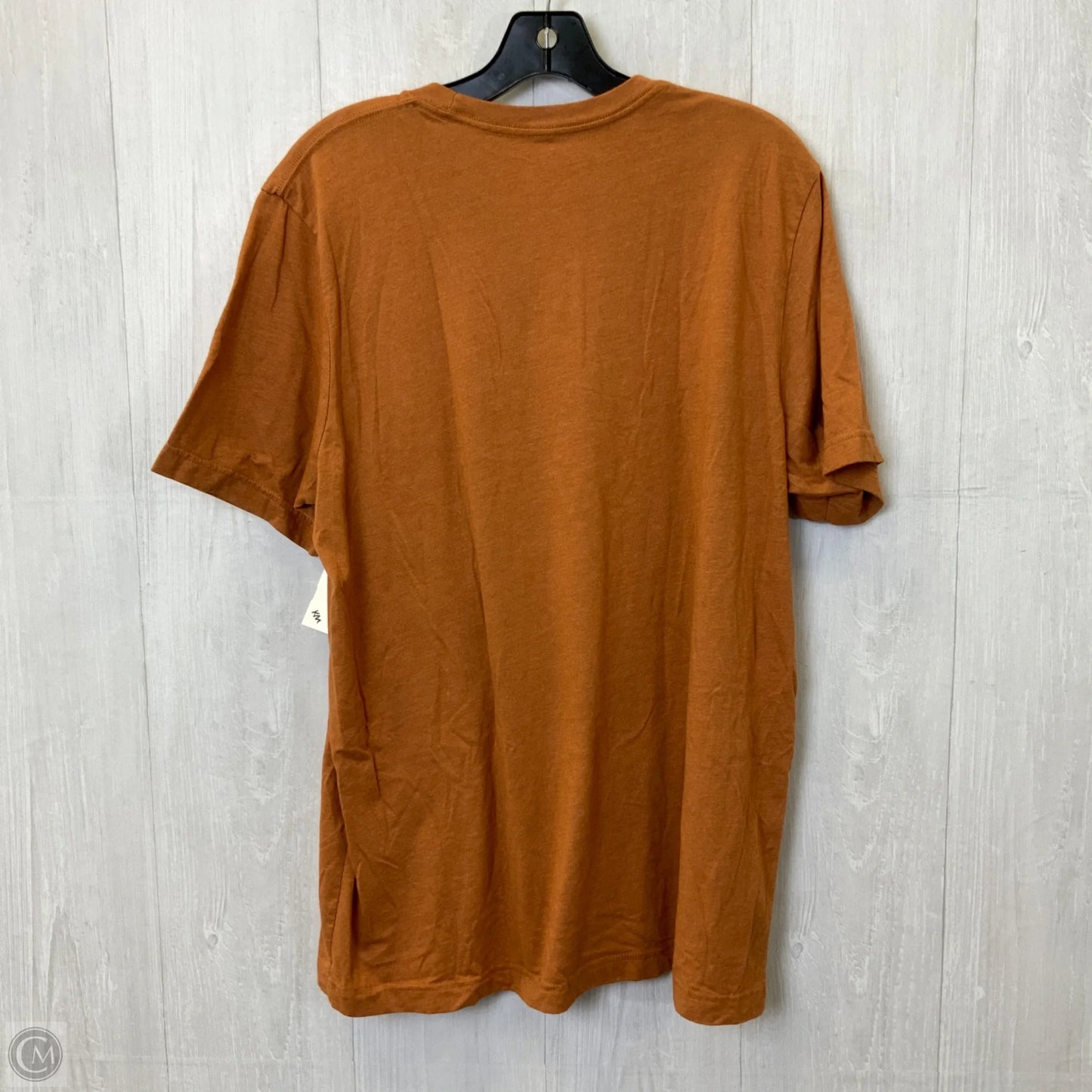 Top Short Sleeve Basic By Clothes Mentor In Orange, Size: L