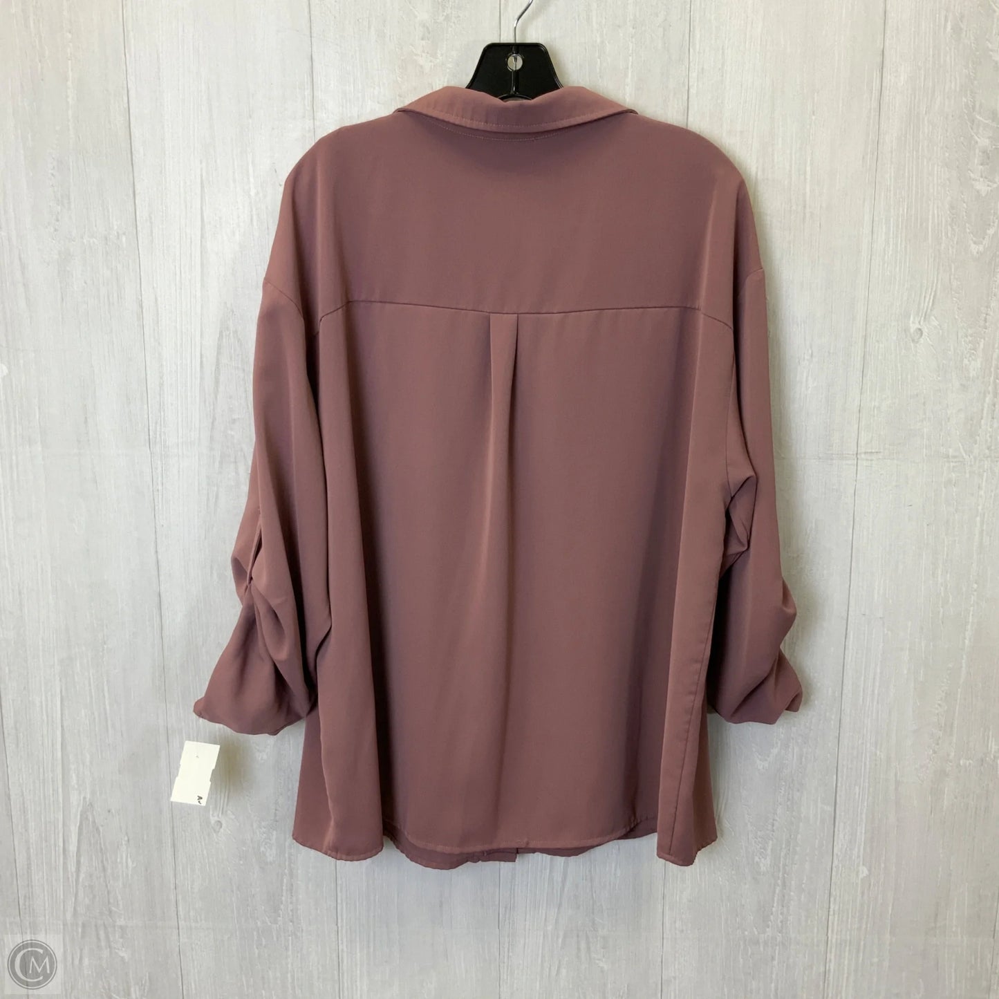 Top Long Sleeve By Clothes Mentor In Purple, Size: 2x