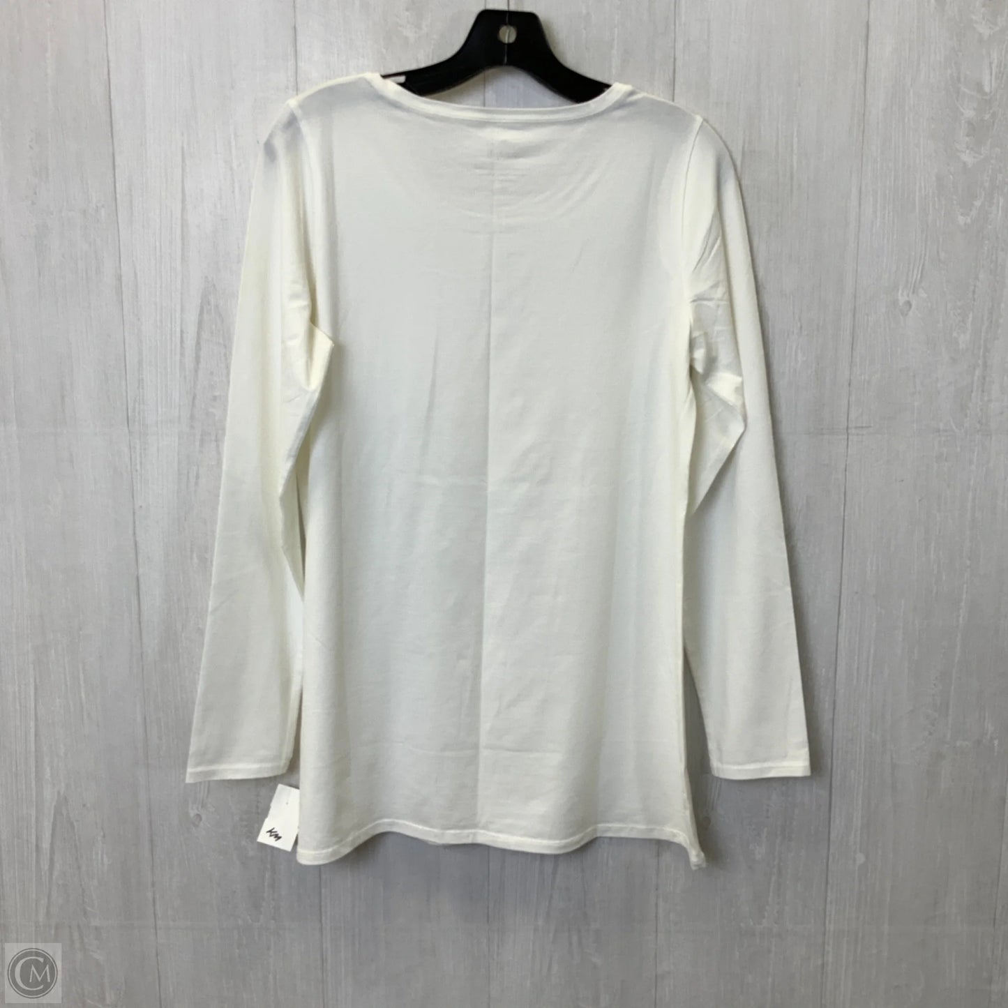Top Long Sleeve Basic By Pure Jill In White, Size: M
