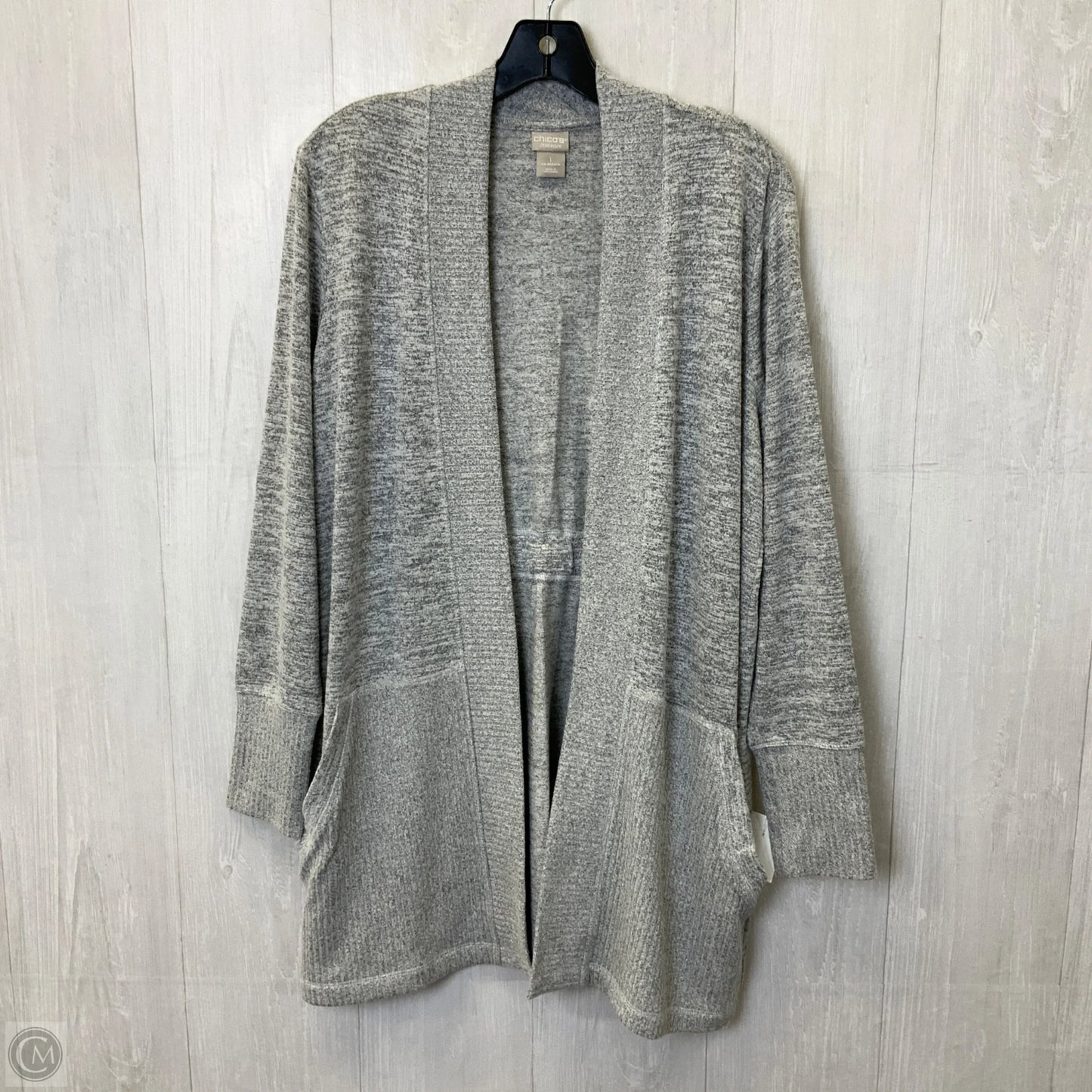 Cardigan By Zenergy By Chicos In Grey, Size: M