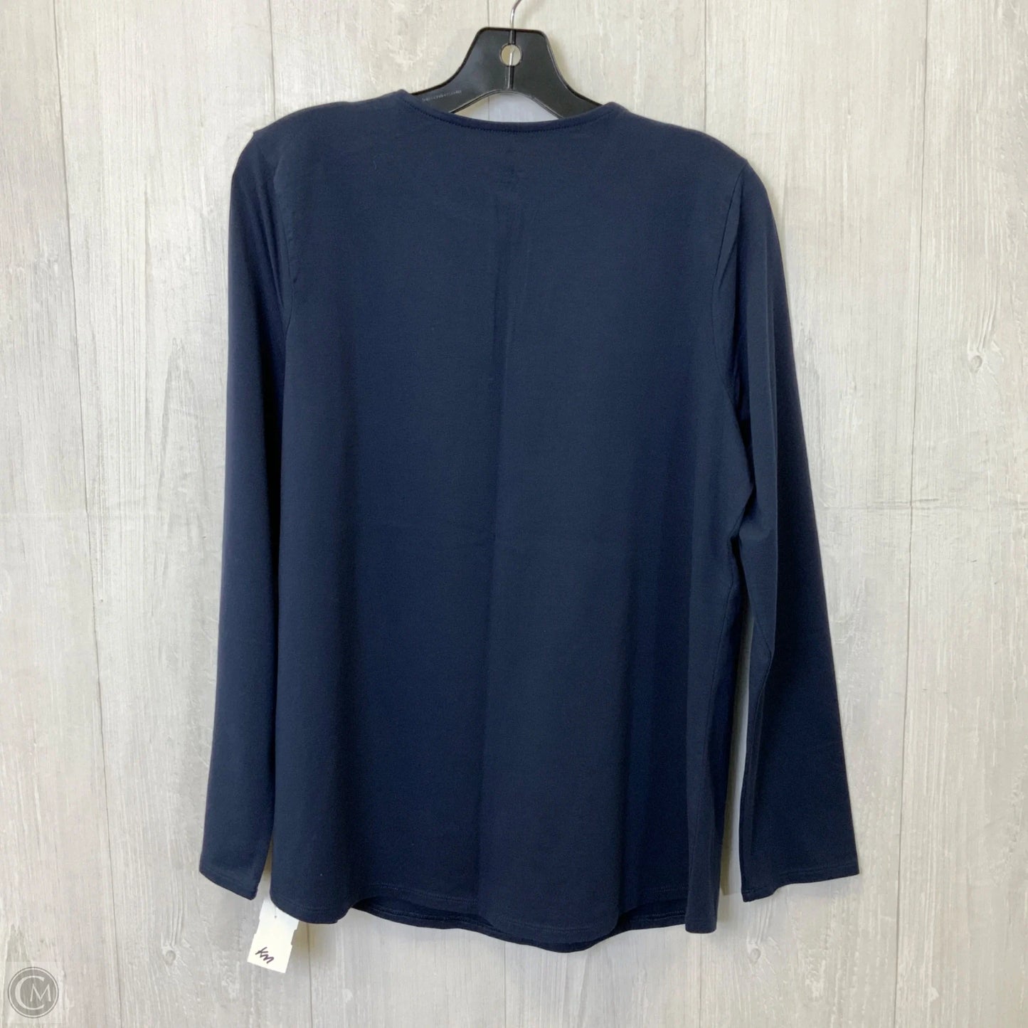 Top Long Sleeve Basic By Pure Jill In Navy, Size: M