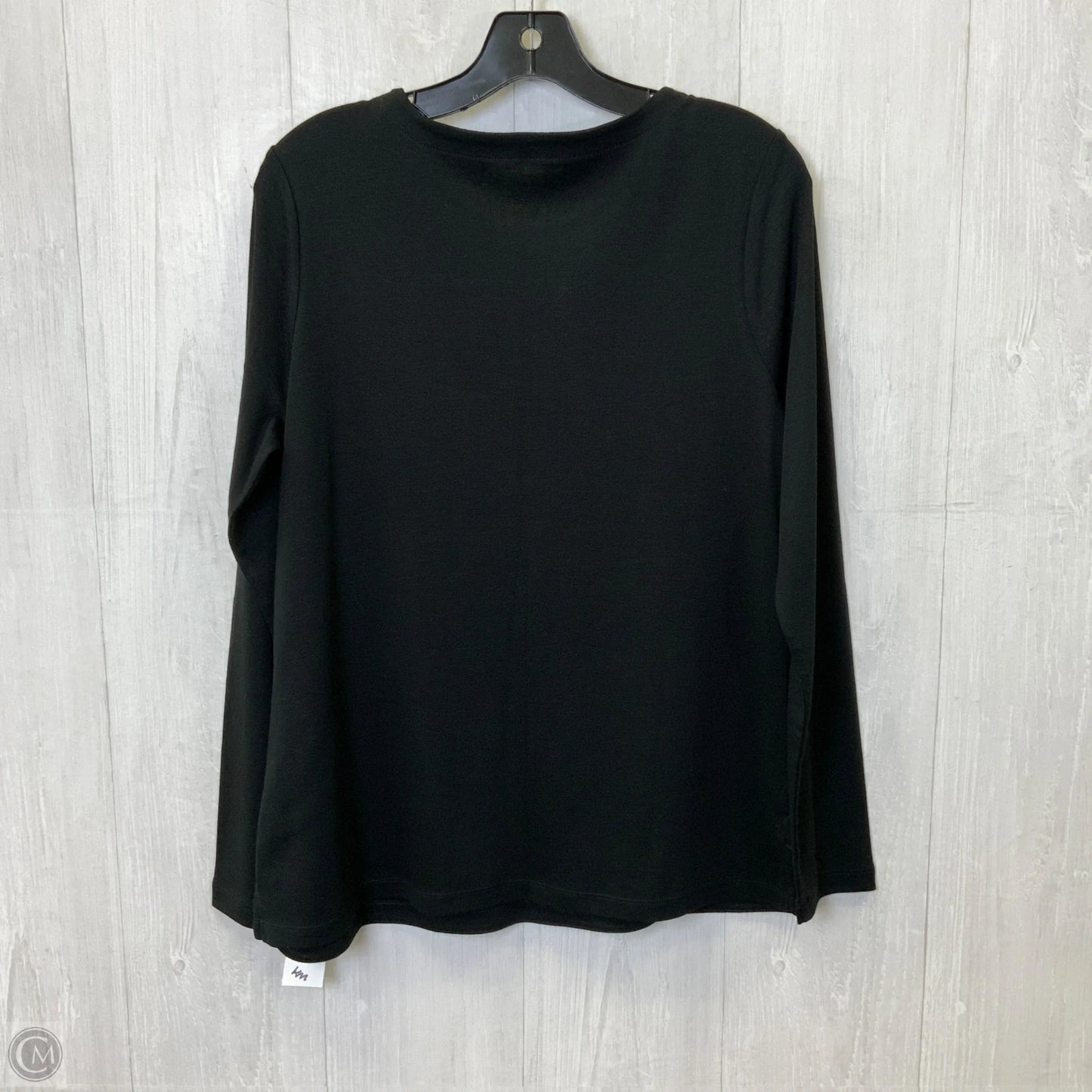 Top Long Sleeve Basic By J. Jill In Black, Size: M
