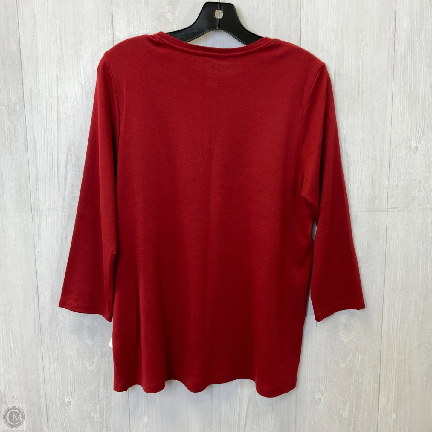 Top Long Sleeve By J. Jill In Red, Size: M