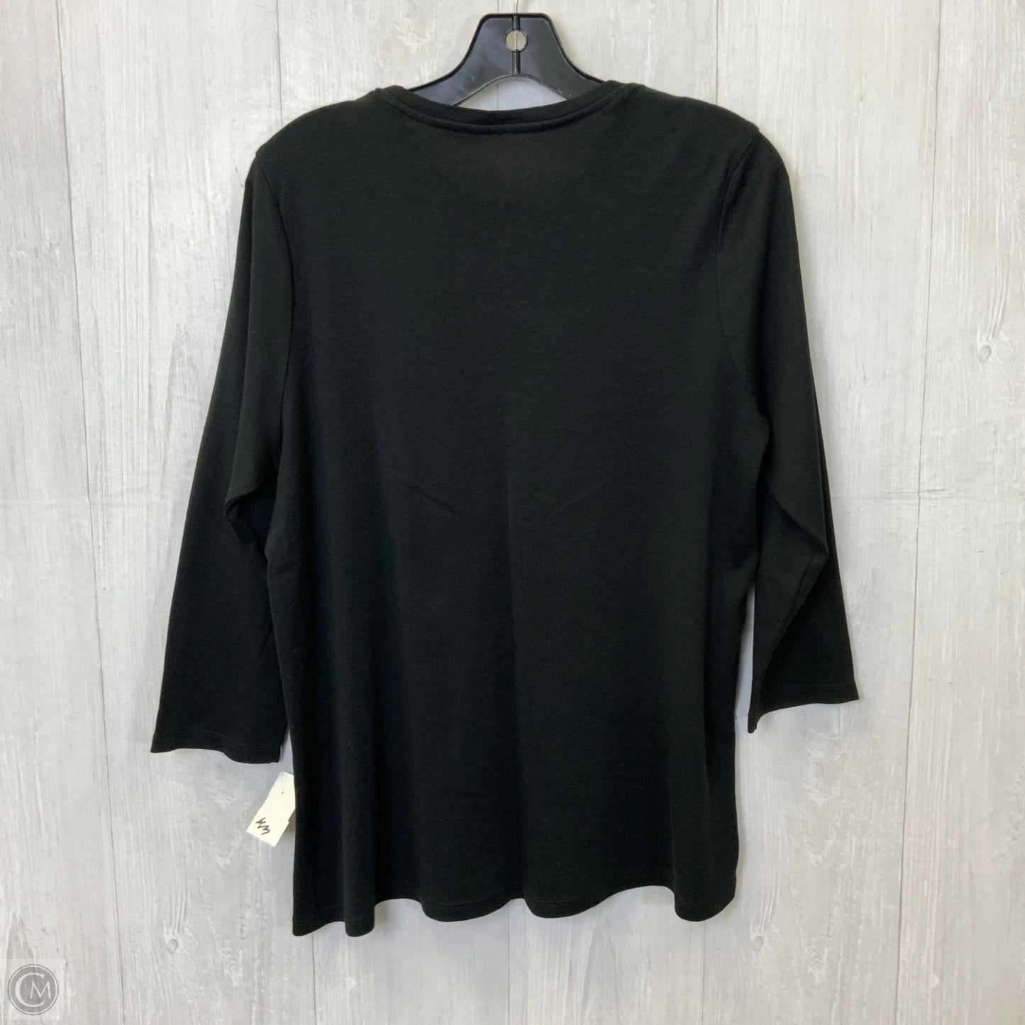 Top Long Sleeve By J. Jill In Black, Size: M