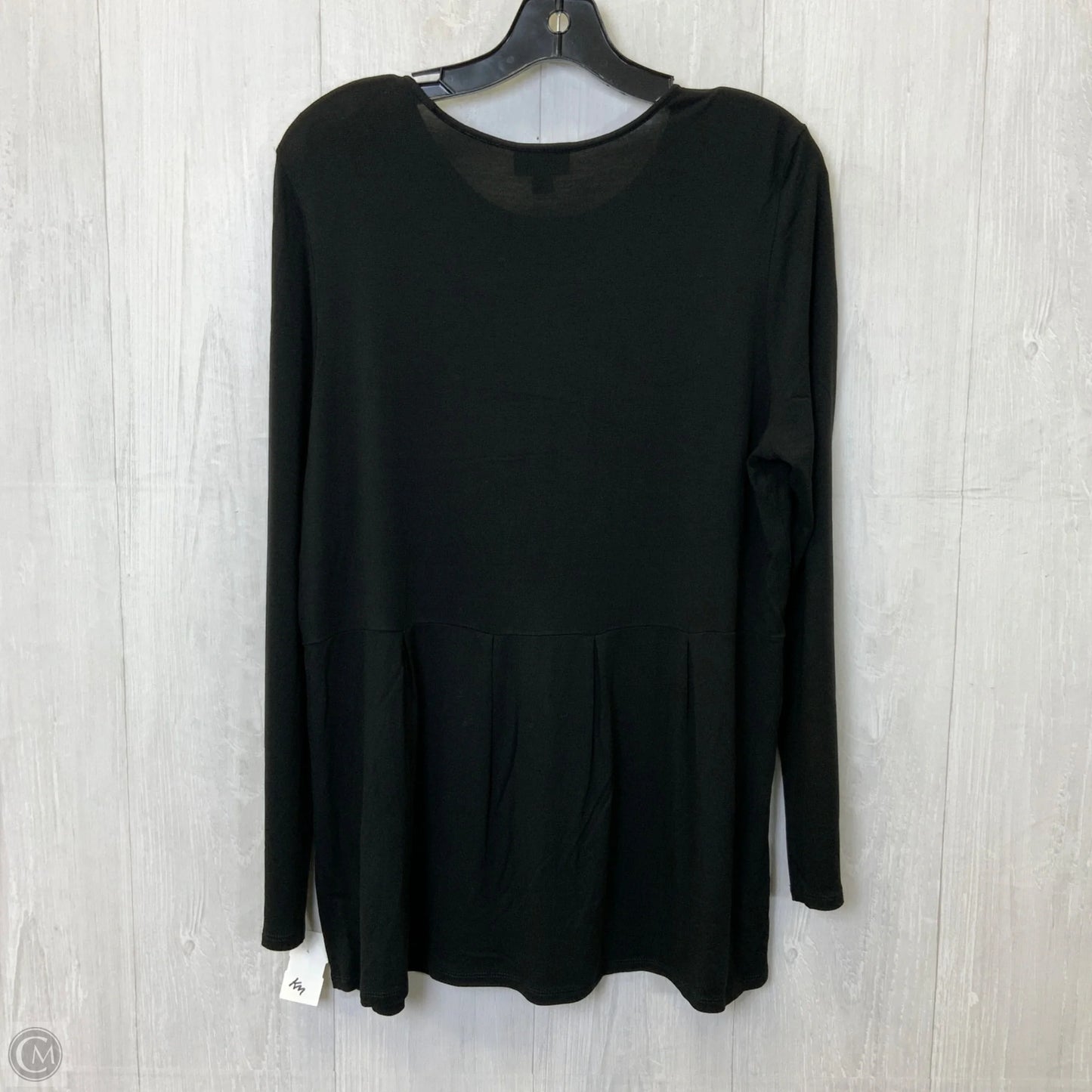 Top Long Sleeve By J. Jill In Black, Size: M