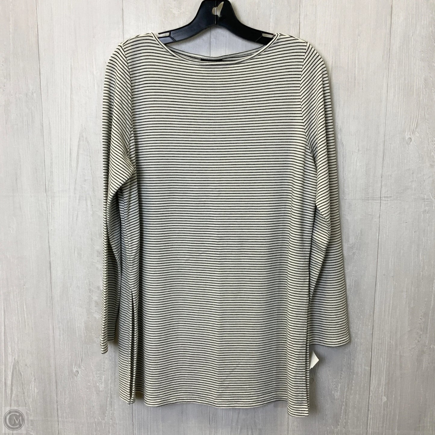 Top Long Sleeve By J. Jill In Striped Pattern, Size: M