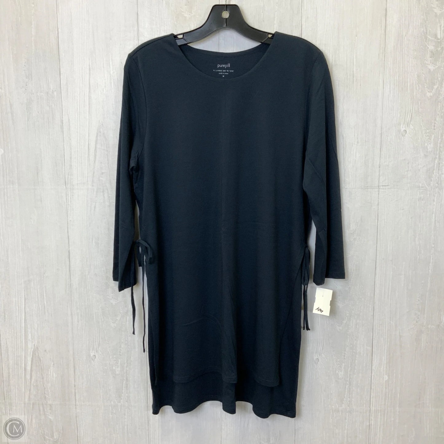 Tunic Long Sleeve By Pure Jill In Navy, Size: M