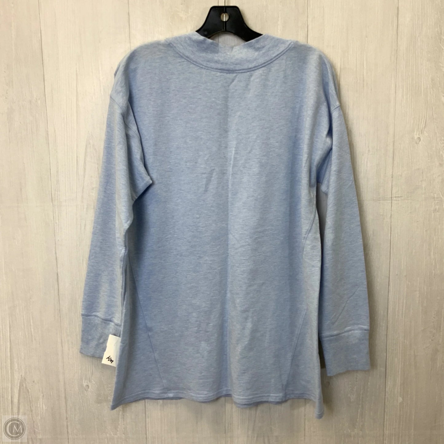 Top Long Sleeve By Zenergy By Chicos In Blue, Size: M