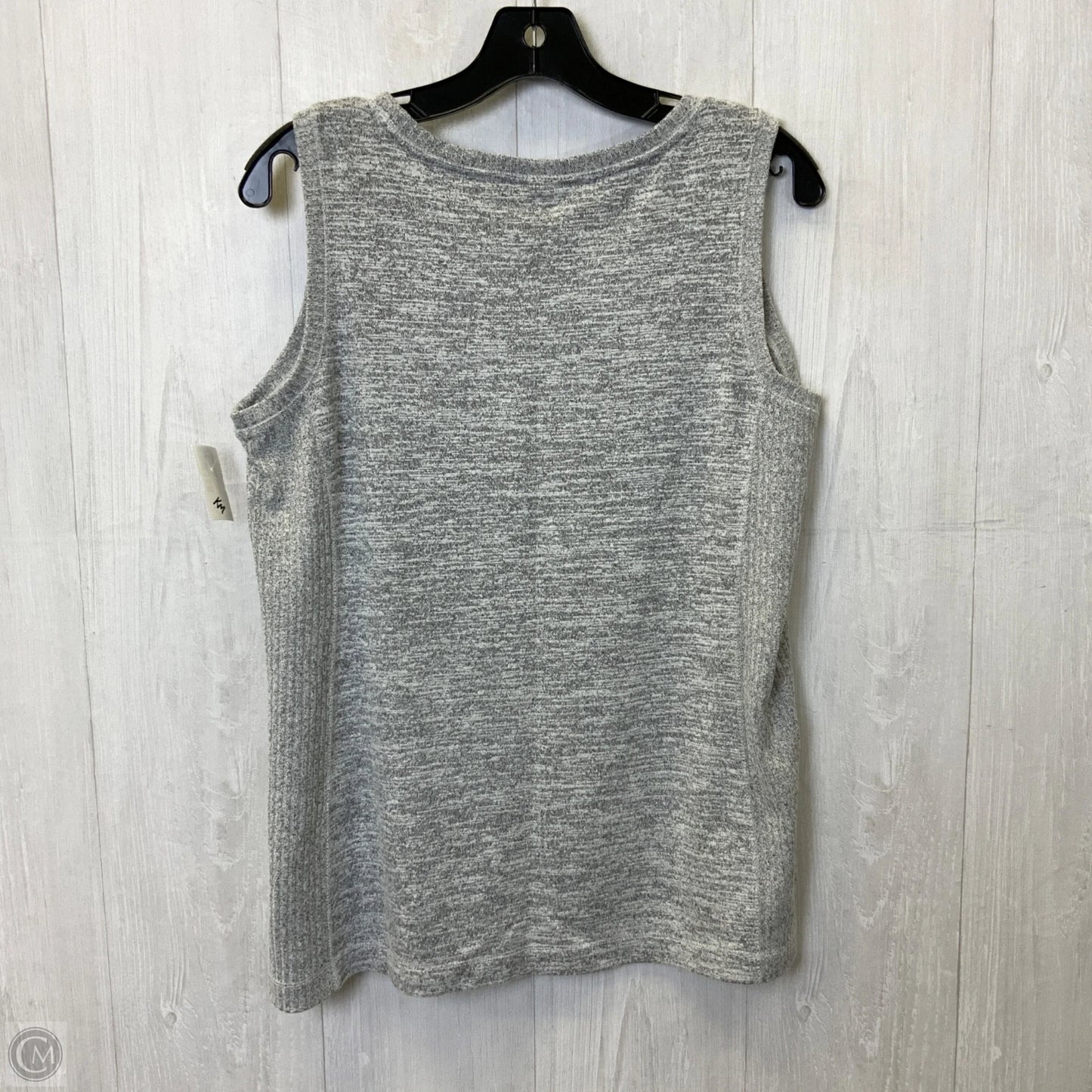 Top Sleeveless By Zenergy By Chicos In Grey, Size: M