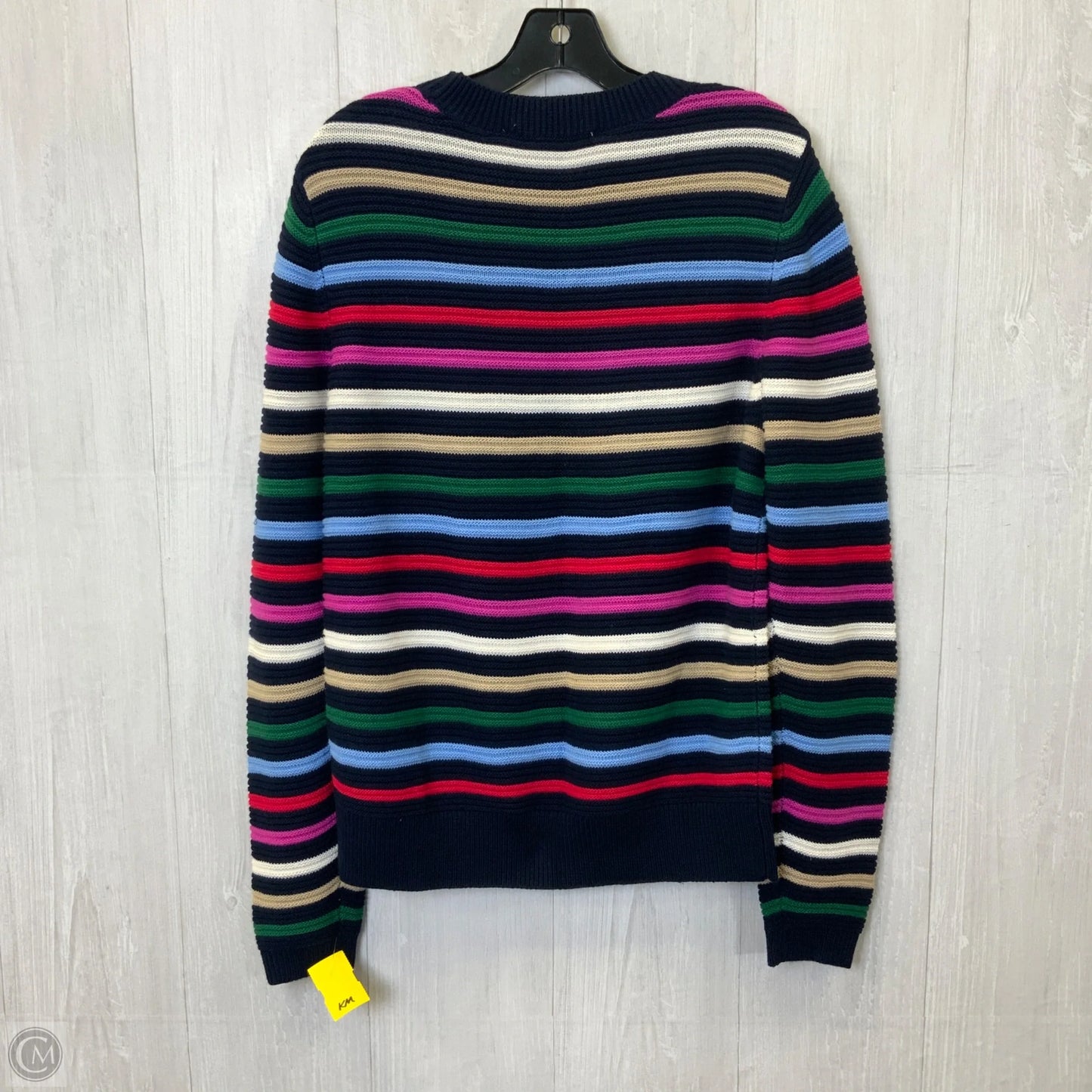 Sweater By Loft In Striped Pattern, Size: M