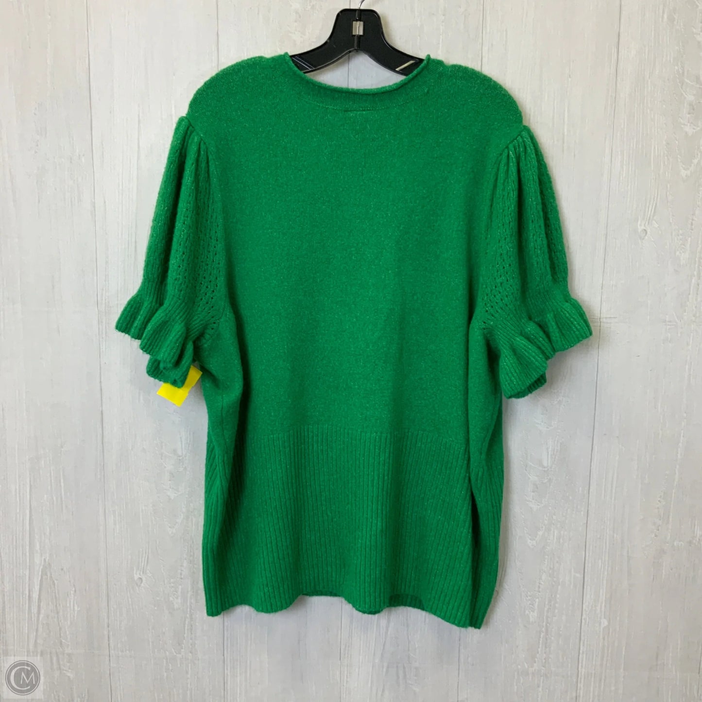 Sweater Short Sleeve By Torrid In Green, Size: 4x
