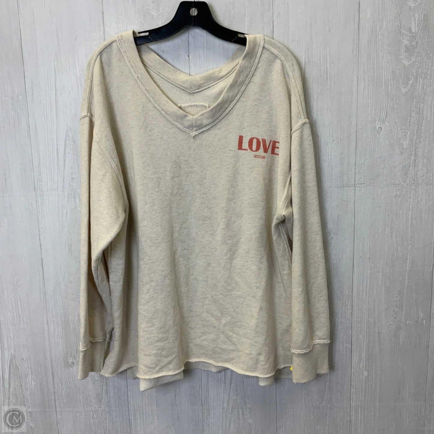 Sweatshirt Crewneck By Aerie In Cream, Size: M