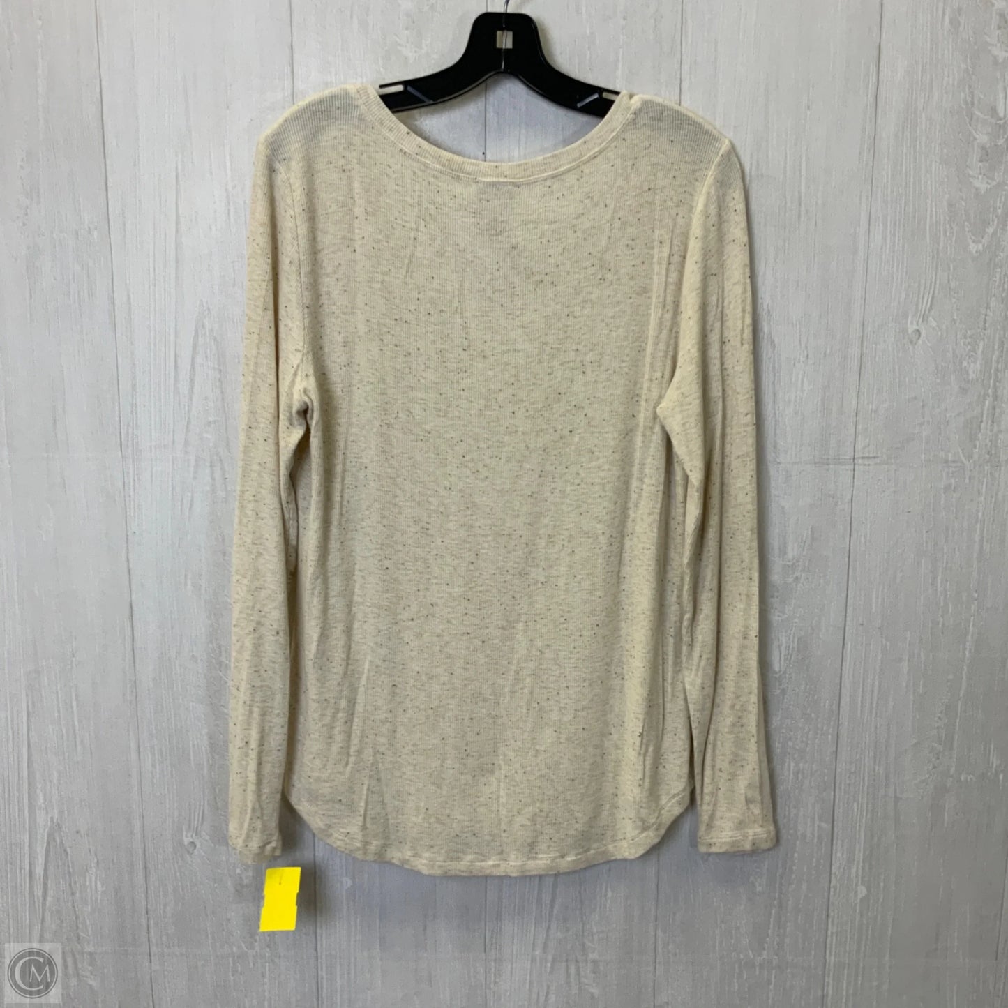 Top Long Sleeve By Cabi In Cream, Size: M