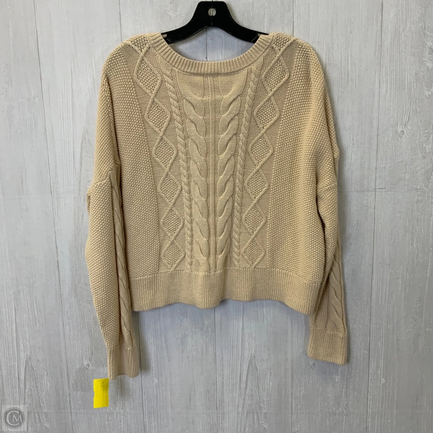 Sweater By Cabi In Cream, Size: L