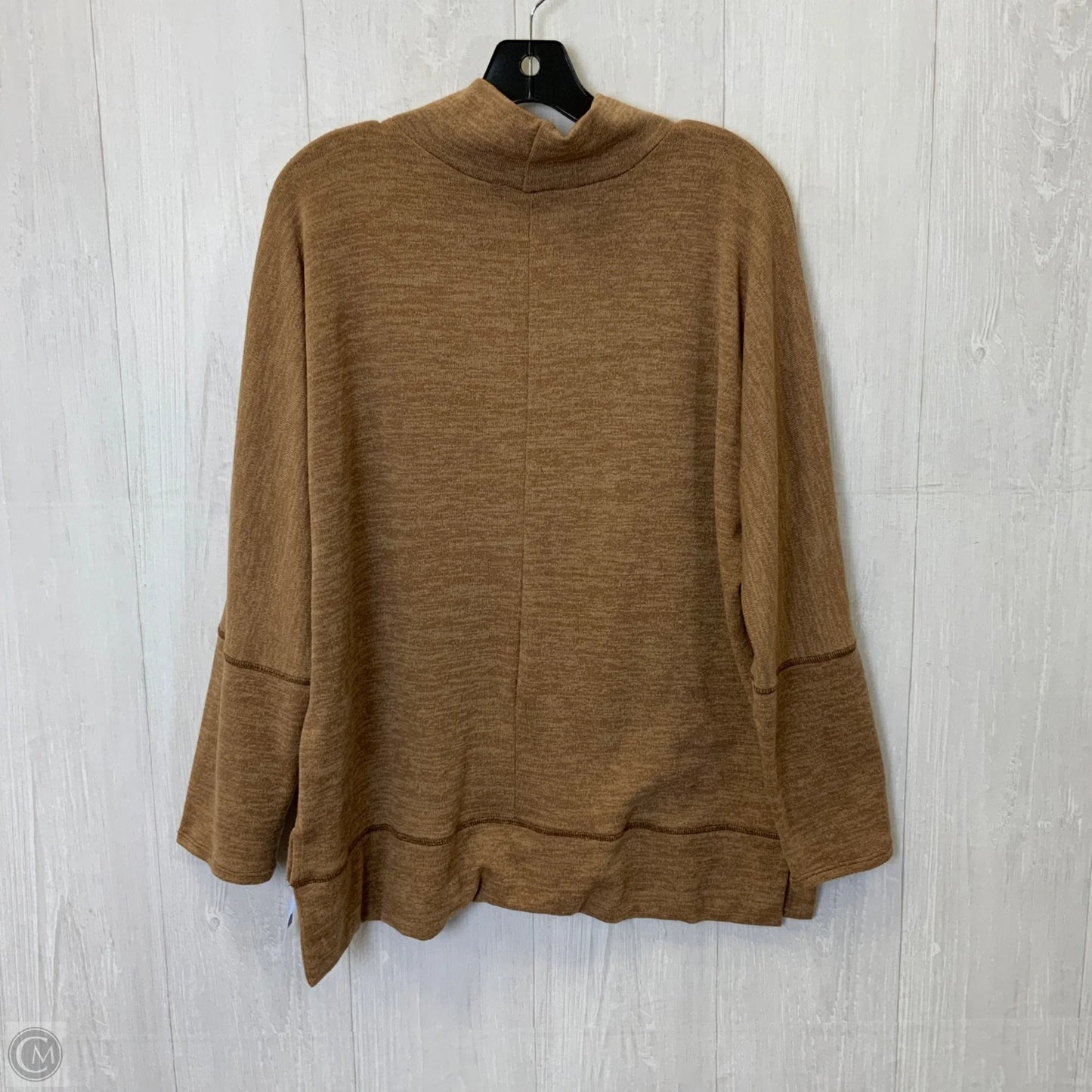 Top Long Sleeve By Clothes Mentor In Brown, Size: L