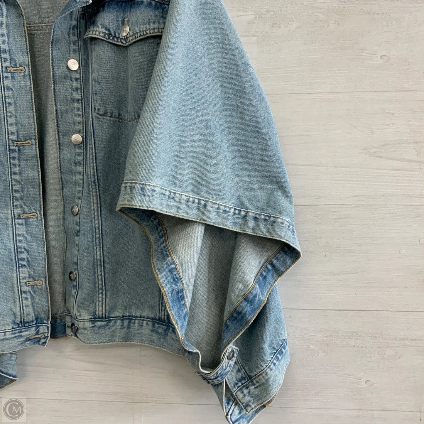 Jacket Denim By Pilcro In Blue Denim, Size: L