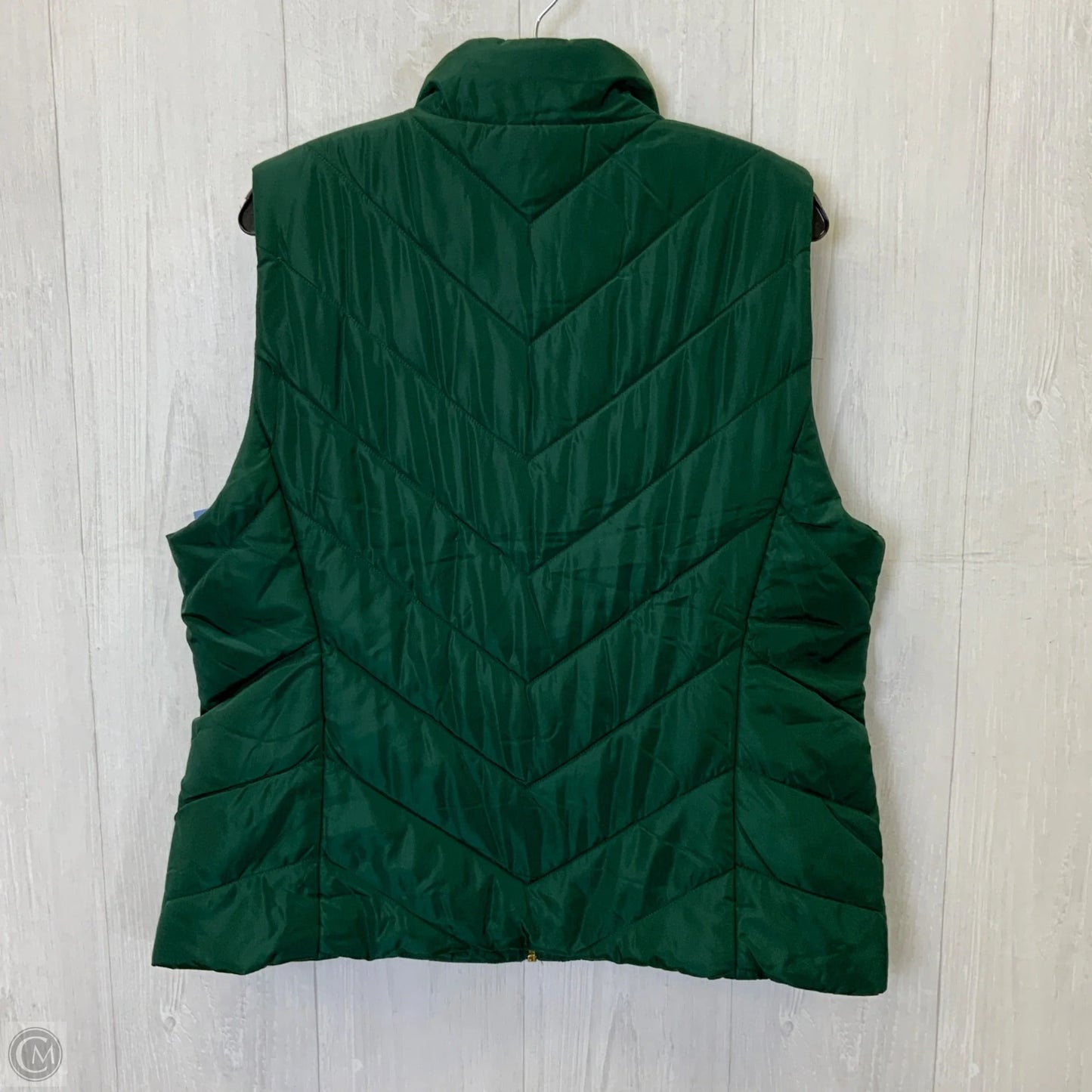 Vest Puffer & Quilted By Michael By Michael Kors In Green, Size: Xl