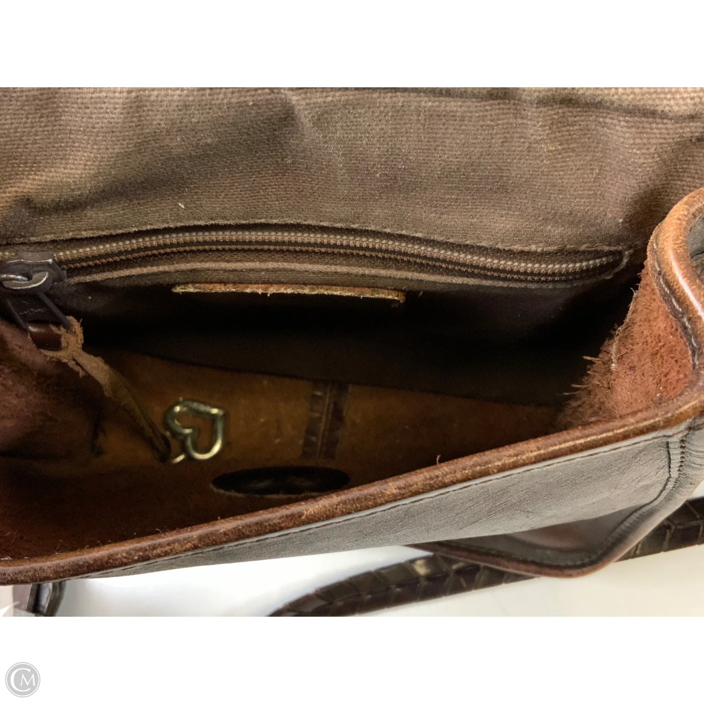 Crossbody Leather By Brighton, Size: Medium