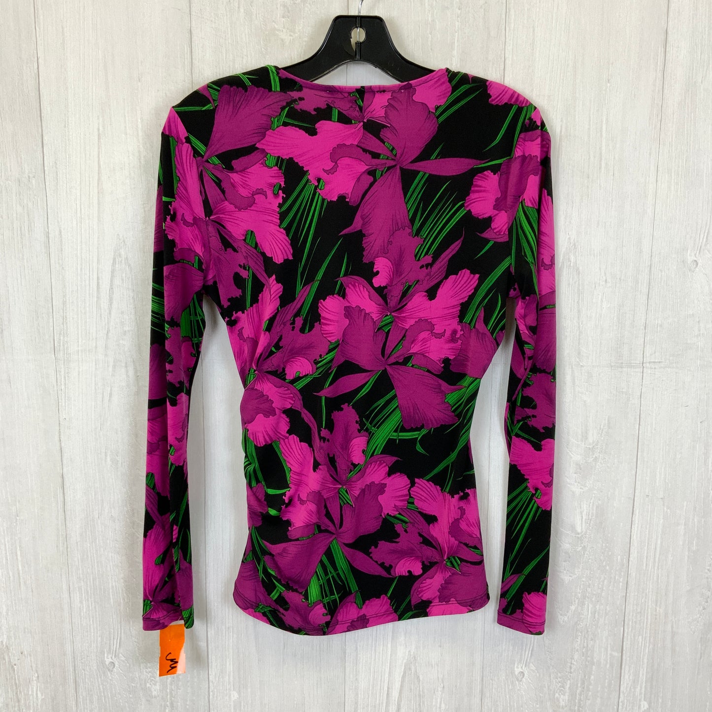 Top Long Sleeve By Michael By Michael Kors In Black & Purple, Size: S
