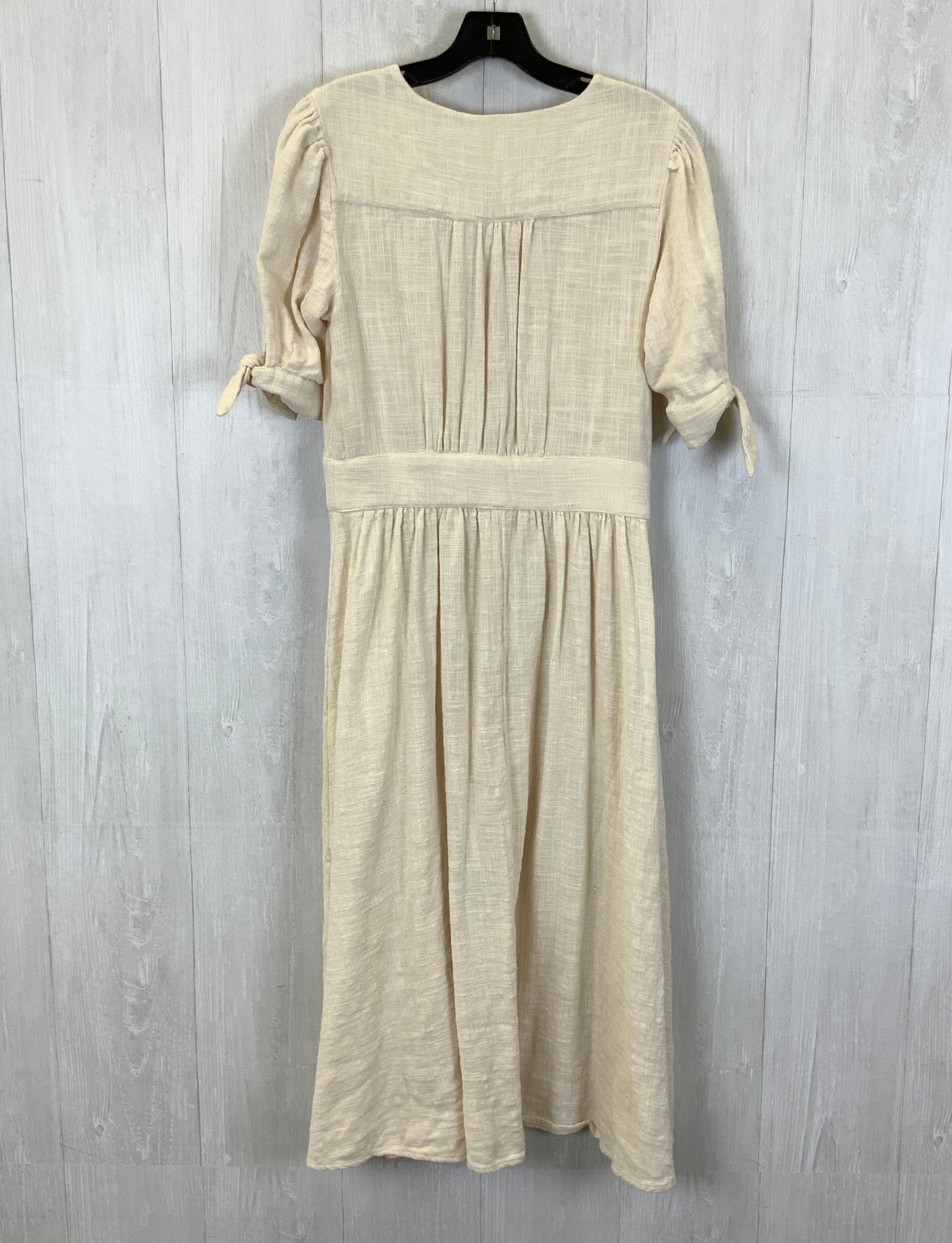 Dress Casual Maxi By Free People In Cream, Size: L