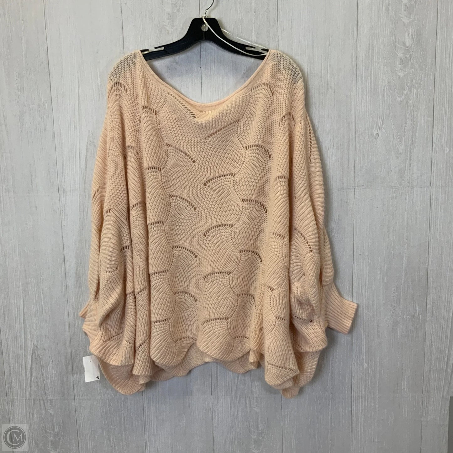 Shawl By L Love In Pink, Size: 1x