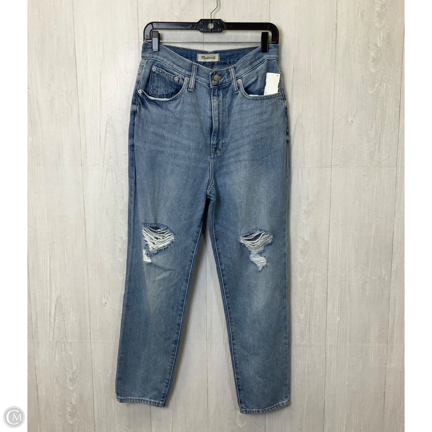 Jeans Straight By Madewell In Blue, Size: 4