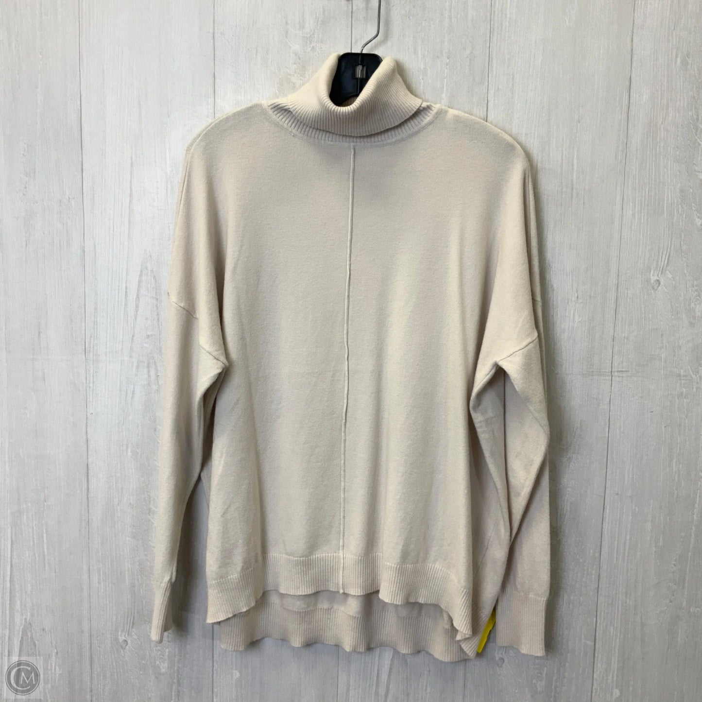 Top Long Sleeve Basic By Zenana In Cream, Size: Xl
