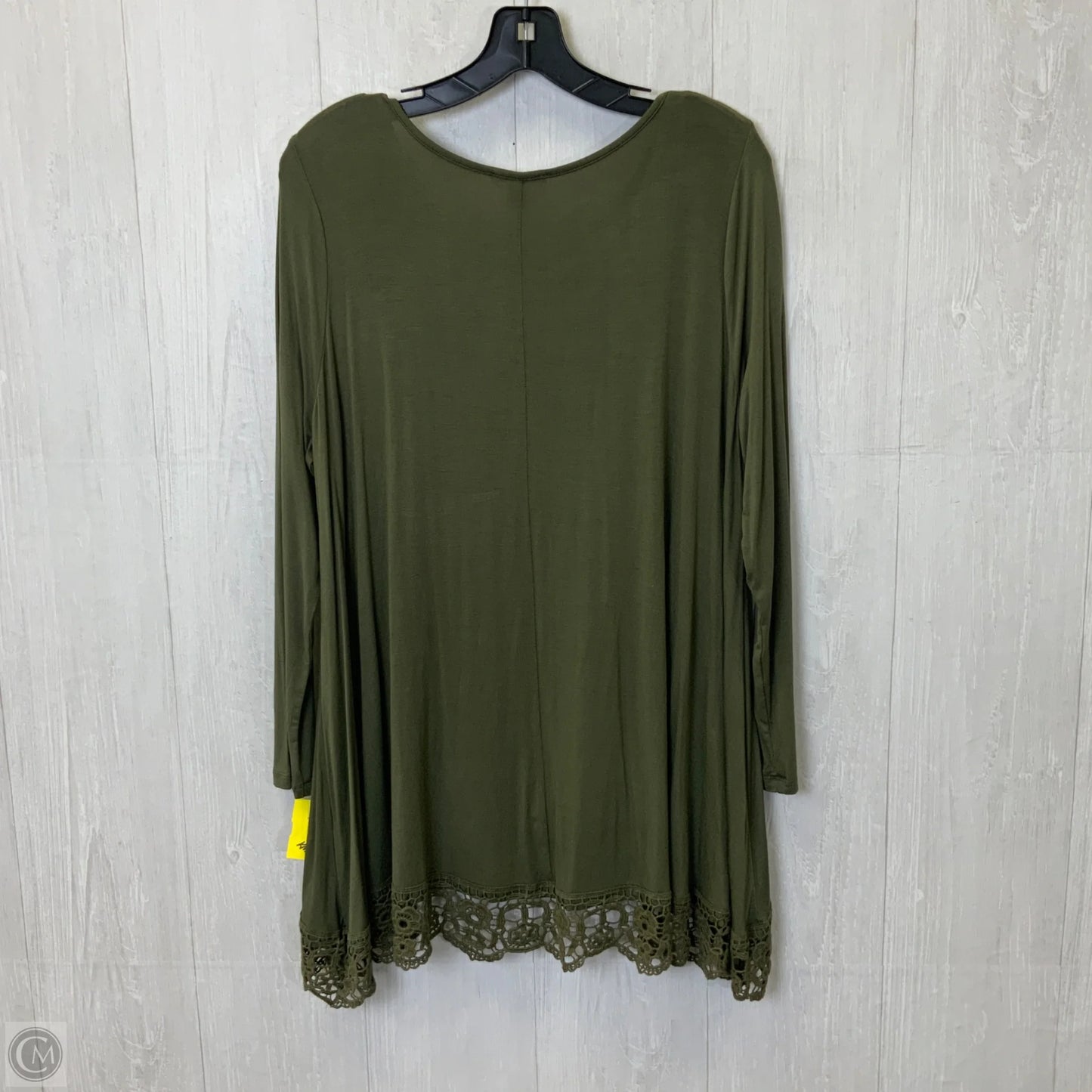 Top Long Sleeve Basic By West Bound In Green, Size: M