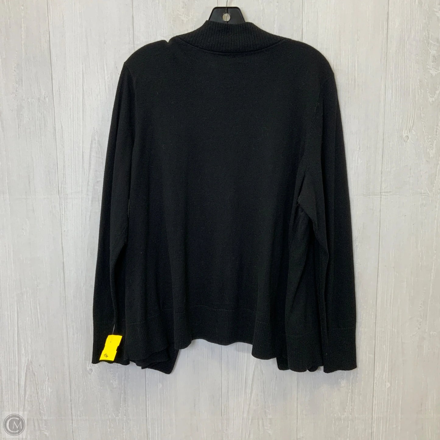 Cardigan By Worthington In Black, Size: 1x