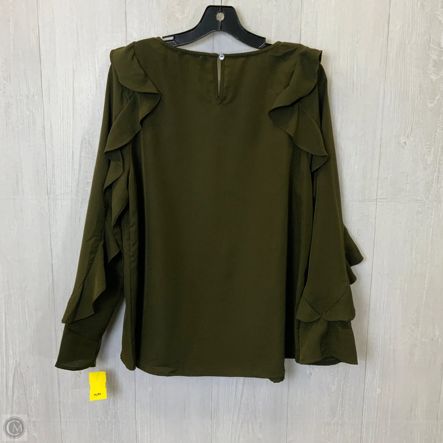 Top Long Sleeve By Umgee In Green, Size: L