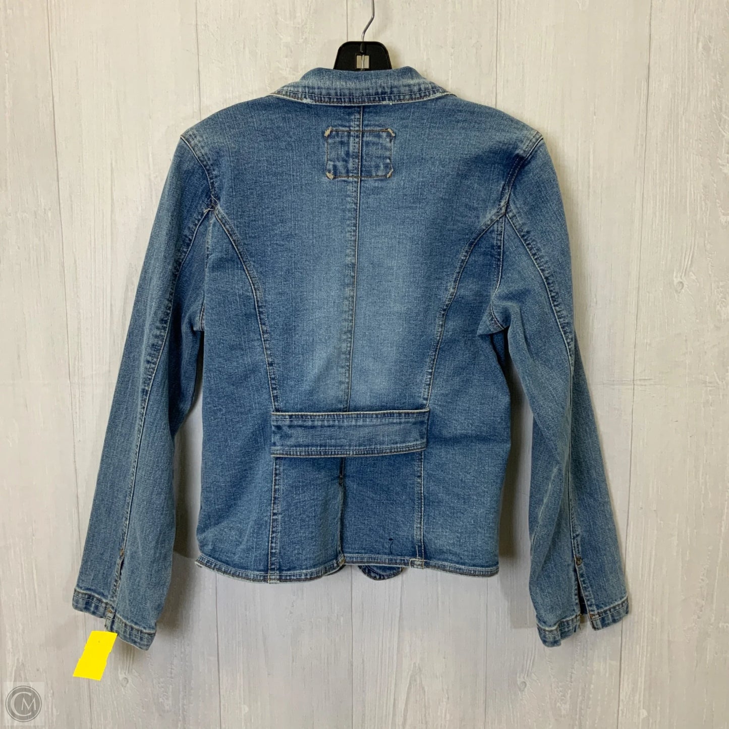 Jacket Denim By Clothes Mentor In Blue Denim, Size: L
