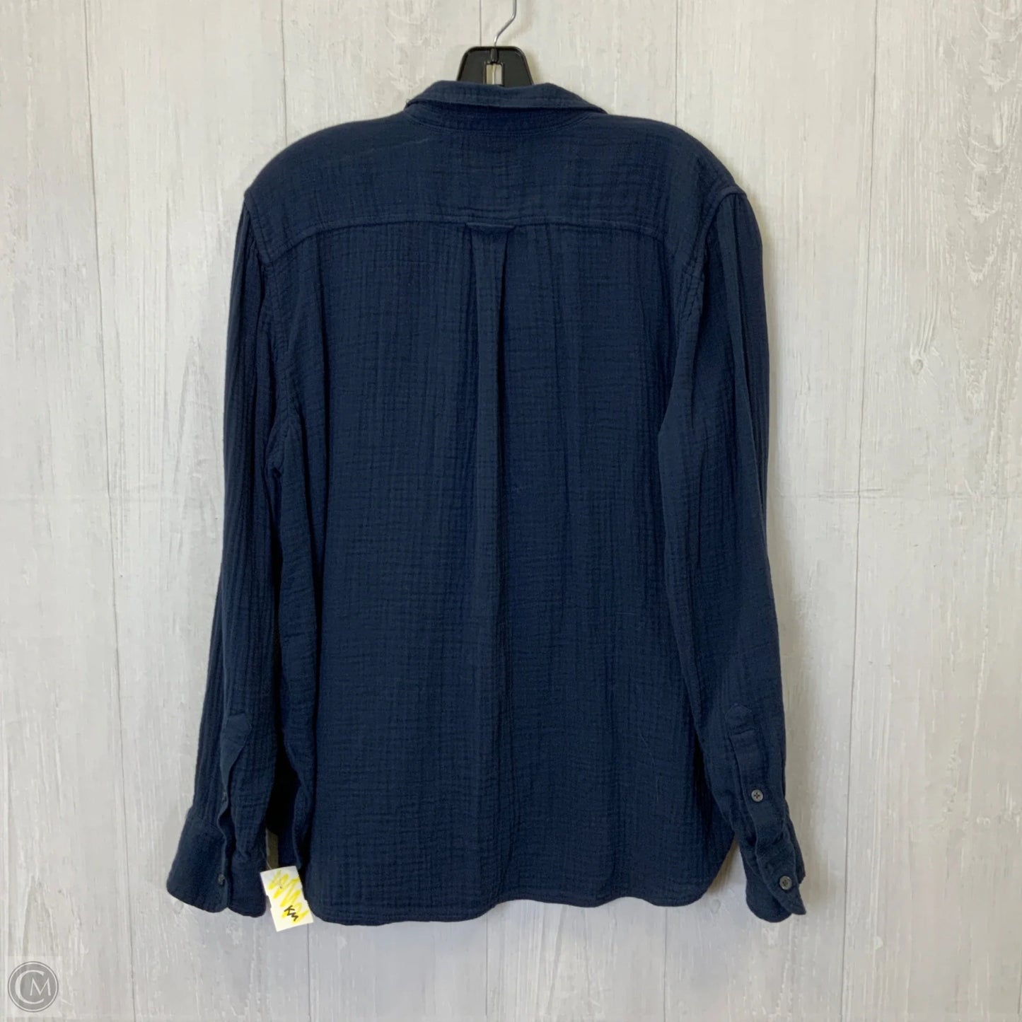 Top Long Sleeve By J. Crew In Blue, Size: L